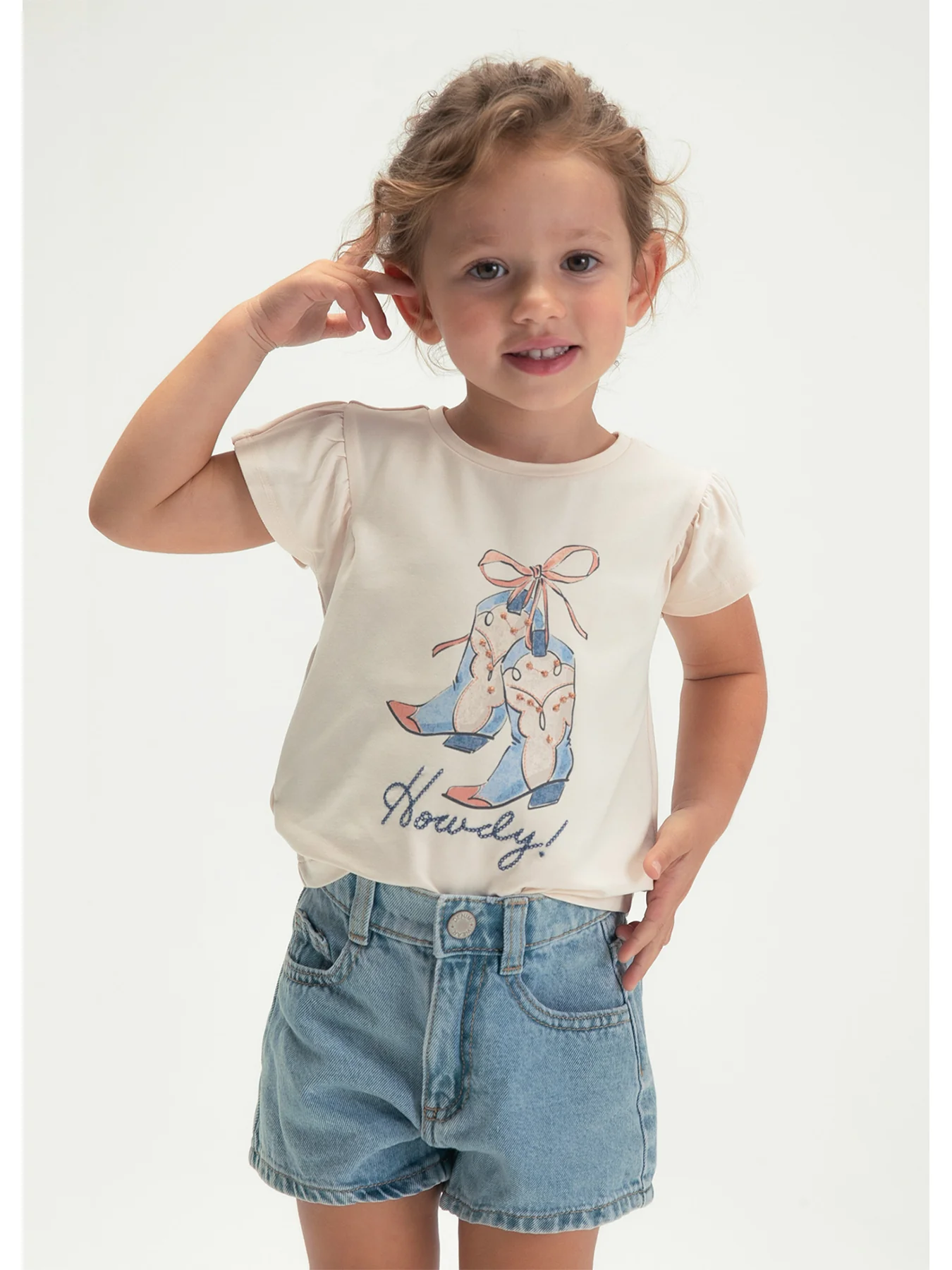 Kids’ Howdy Short Sleeve T-Shirt Multi - Image 4