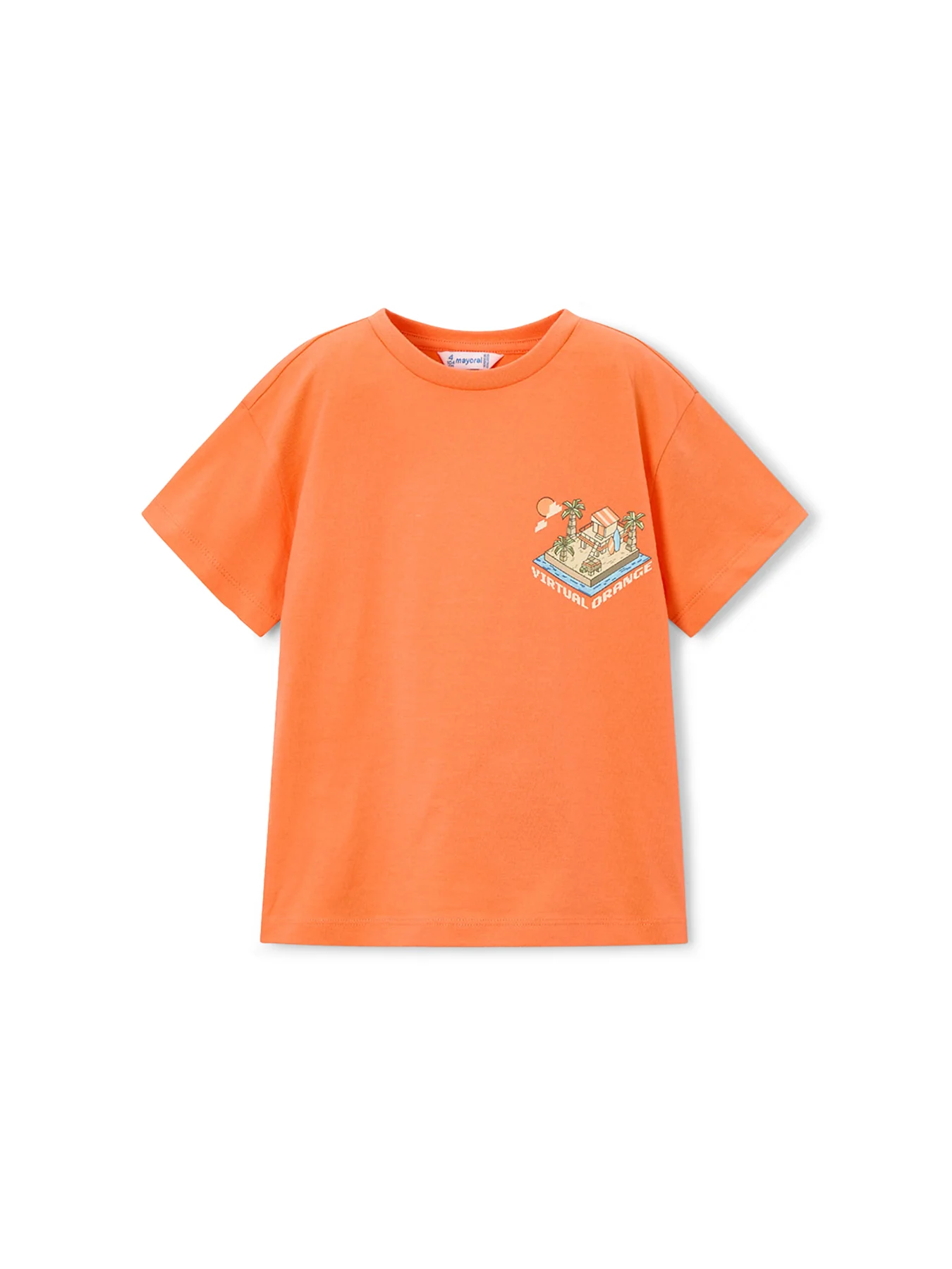 Kids’ Monkey Island Short Sleeve T-Shirt Orange