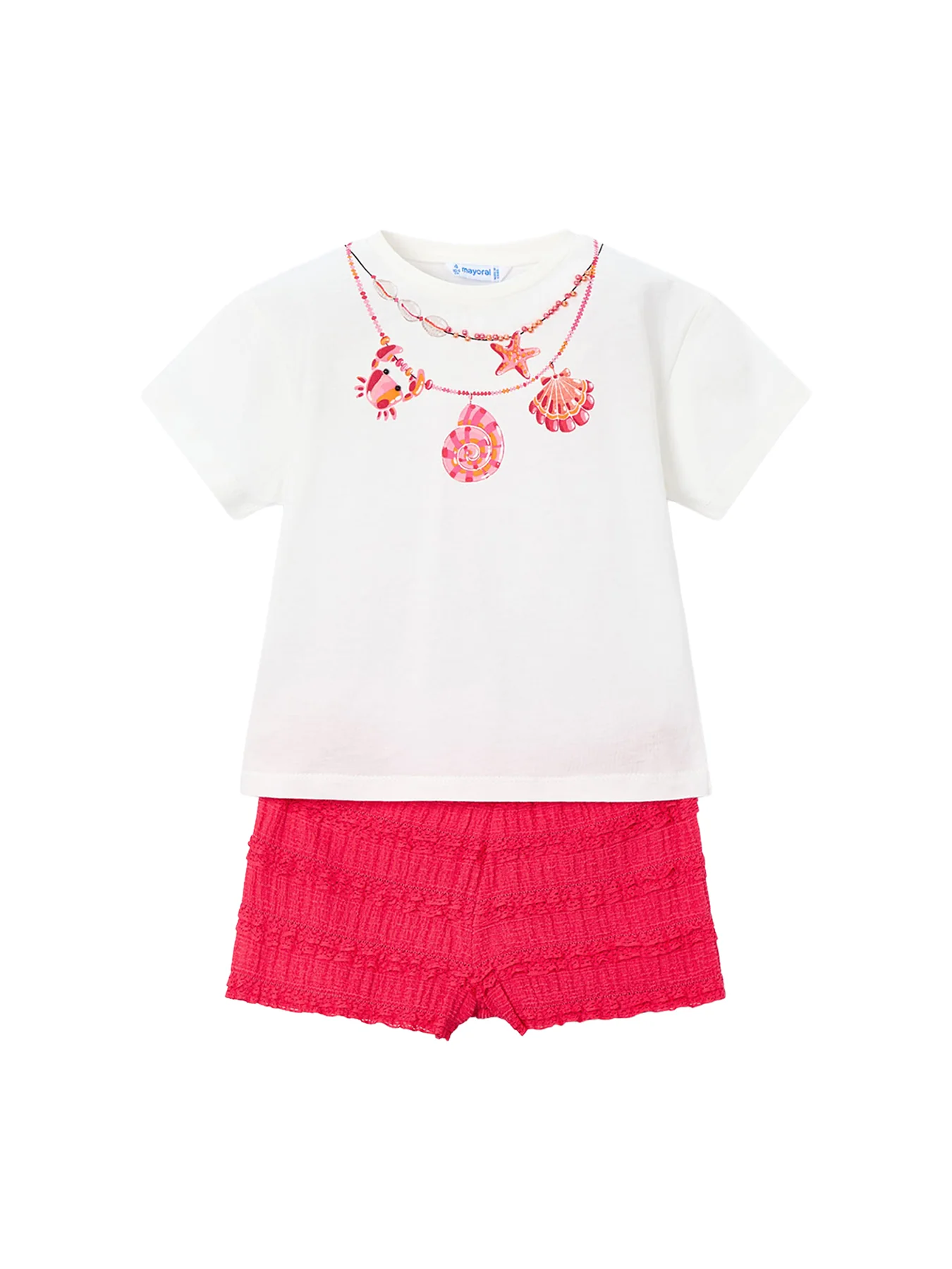 Kids’ Shell Knit Short Set Multi