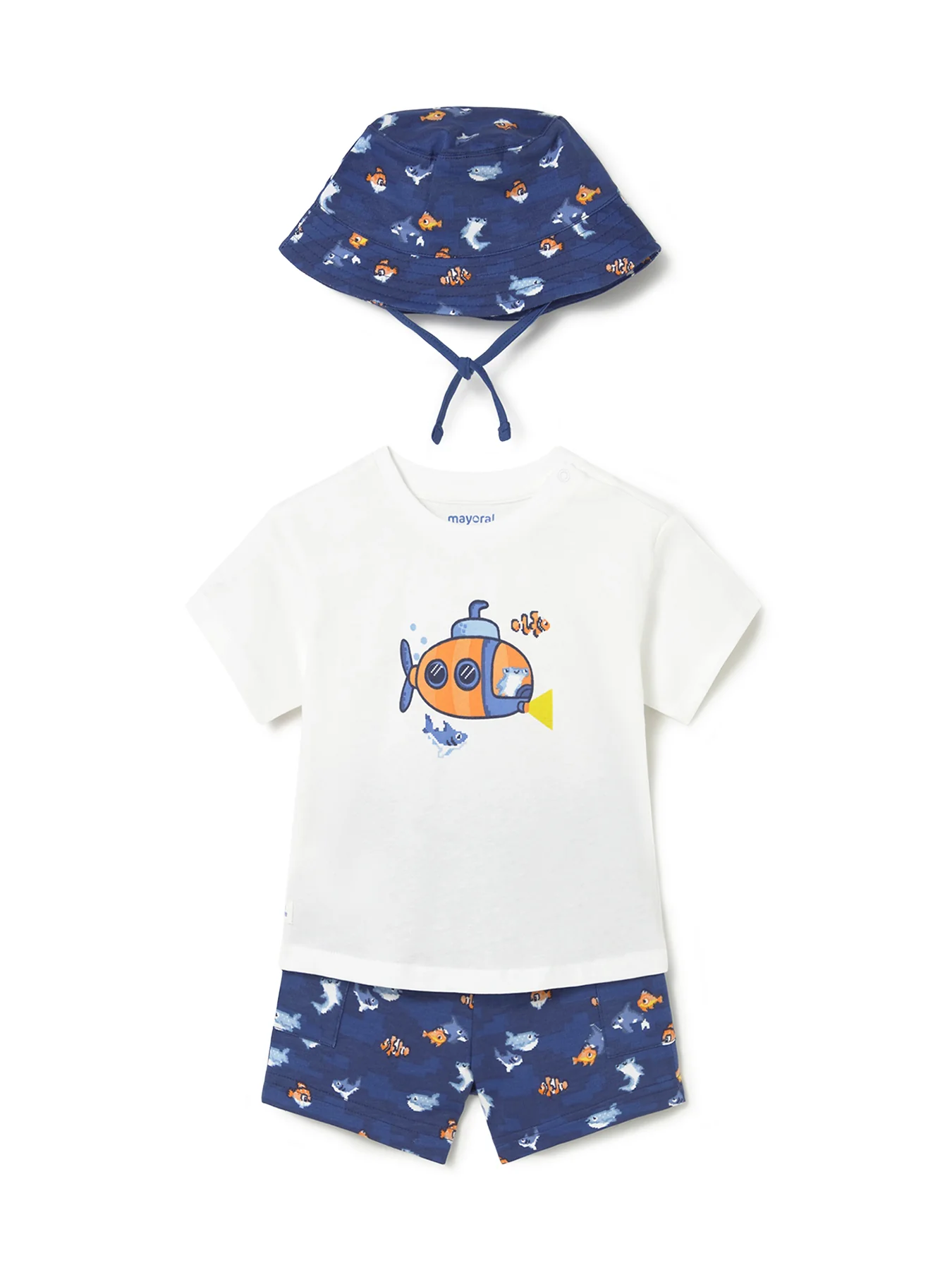 Baby Submarine T-Shirt Set Blue