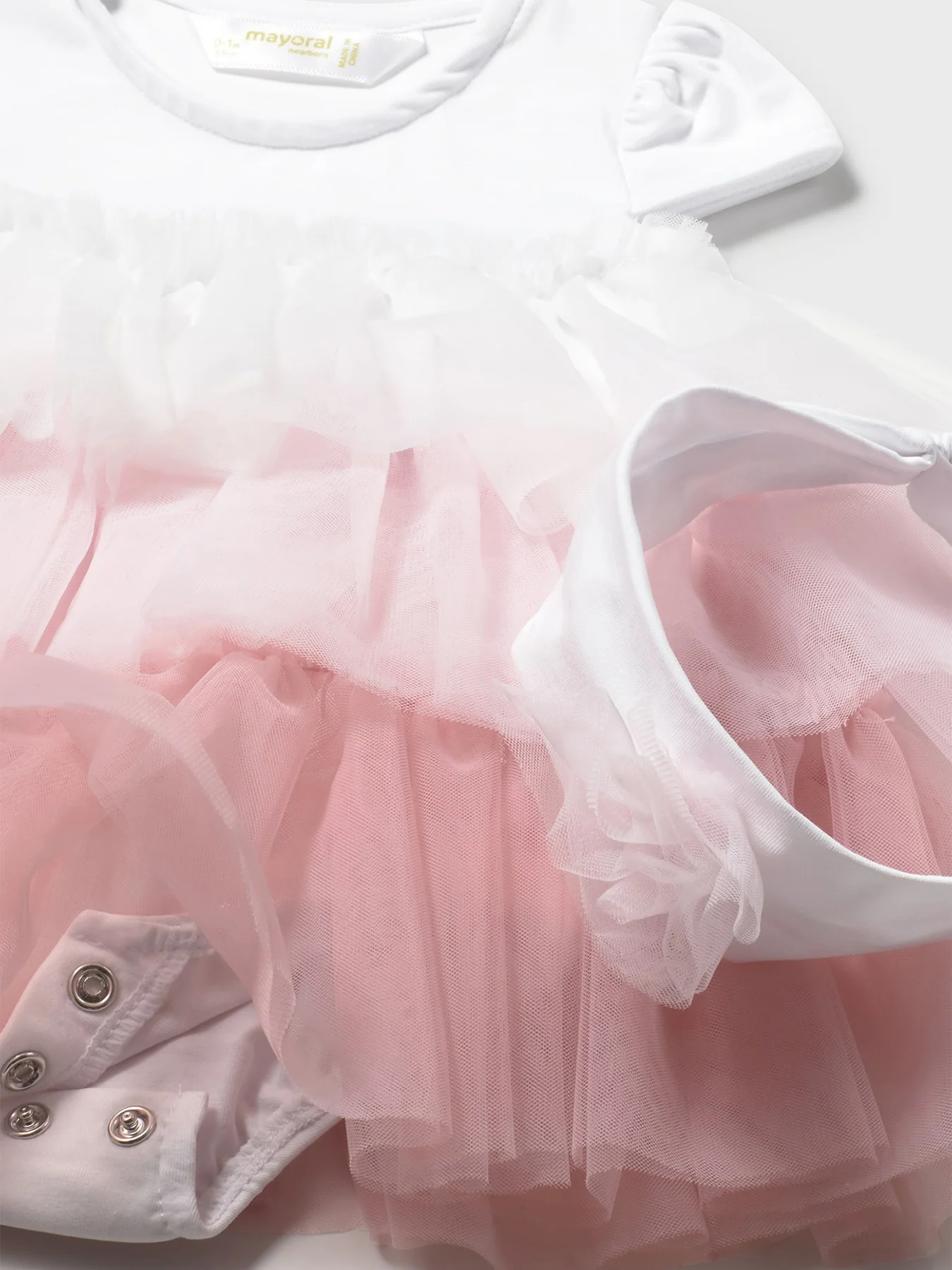 Baby Tutu Romper Pink - Image 3
