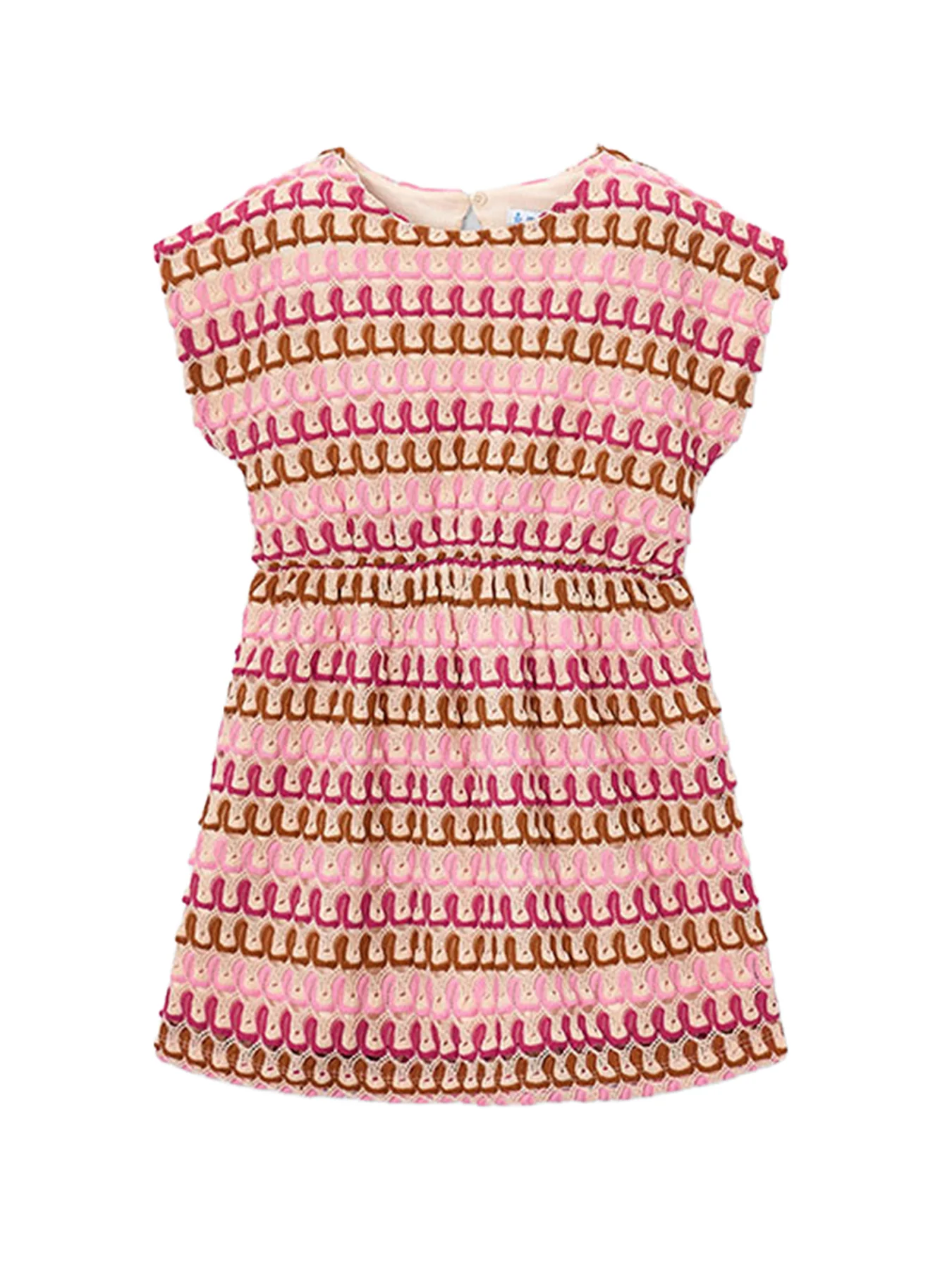 Kids’ Zig Zag Knitted Dress Multi