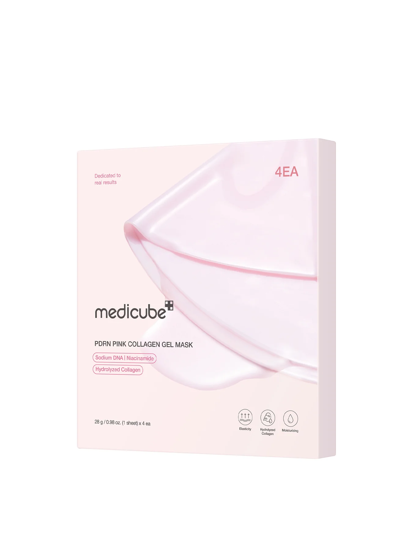 PDRN Pink Collagen Gel Mask 4 Pack - Image 2