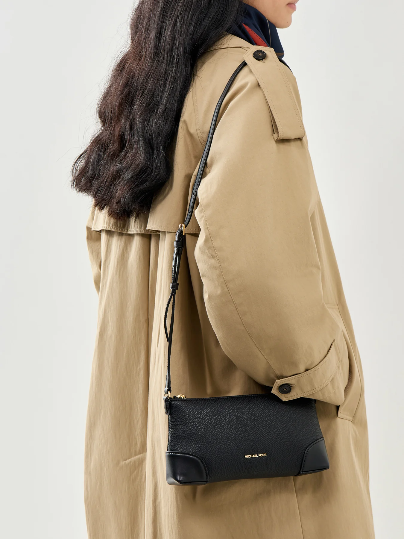 Murphy Small Zip Crossbody Bag Black - Image 2
