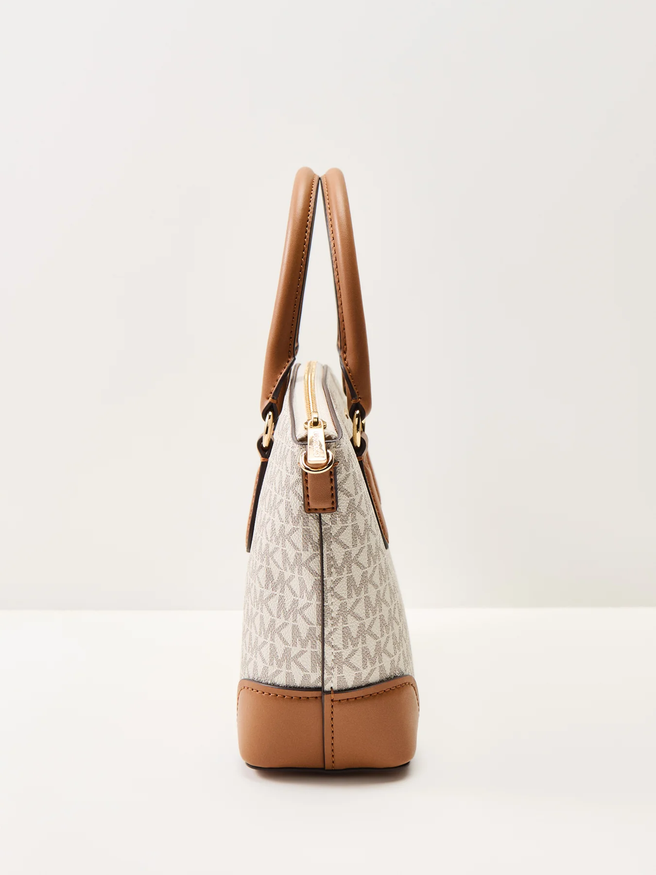 Murphy Signature Medium Dome Satchel Cream - Image 4