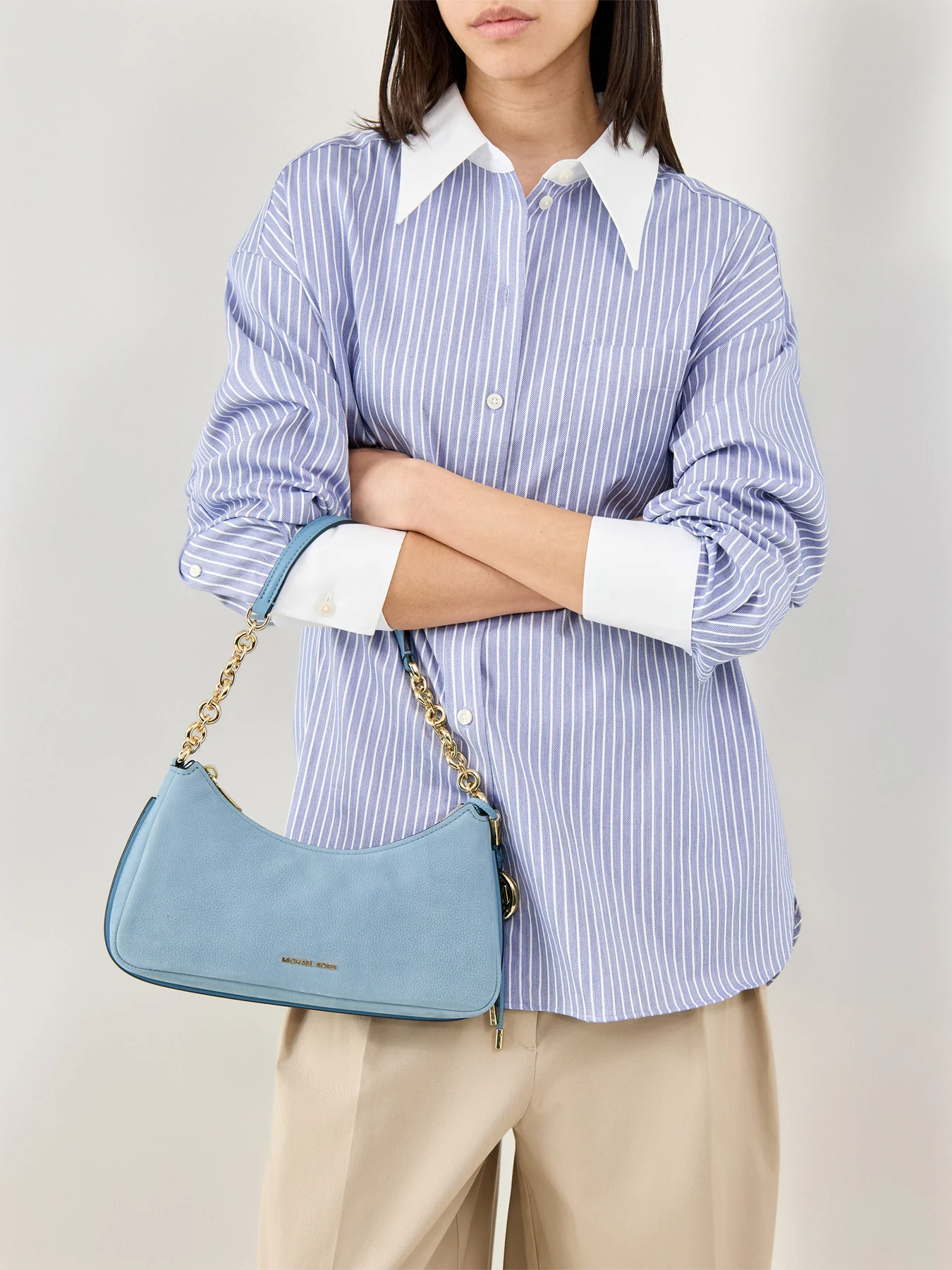 Nolita Medium Chain Pouchette Blue - Image 2