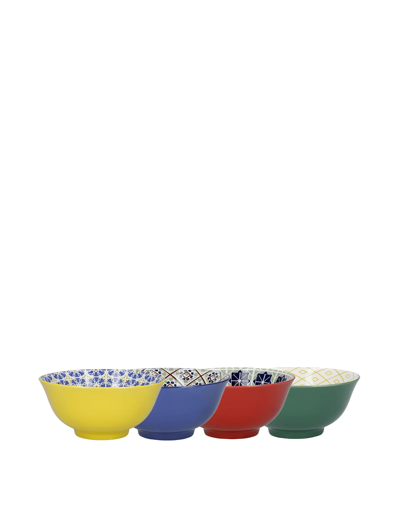 Glazed Stoneware Bowl Set of Four - Image 11