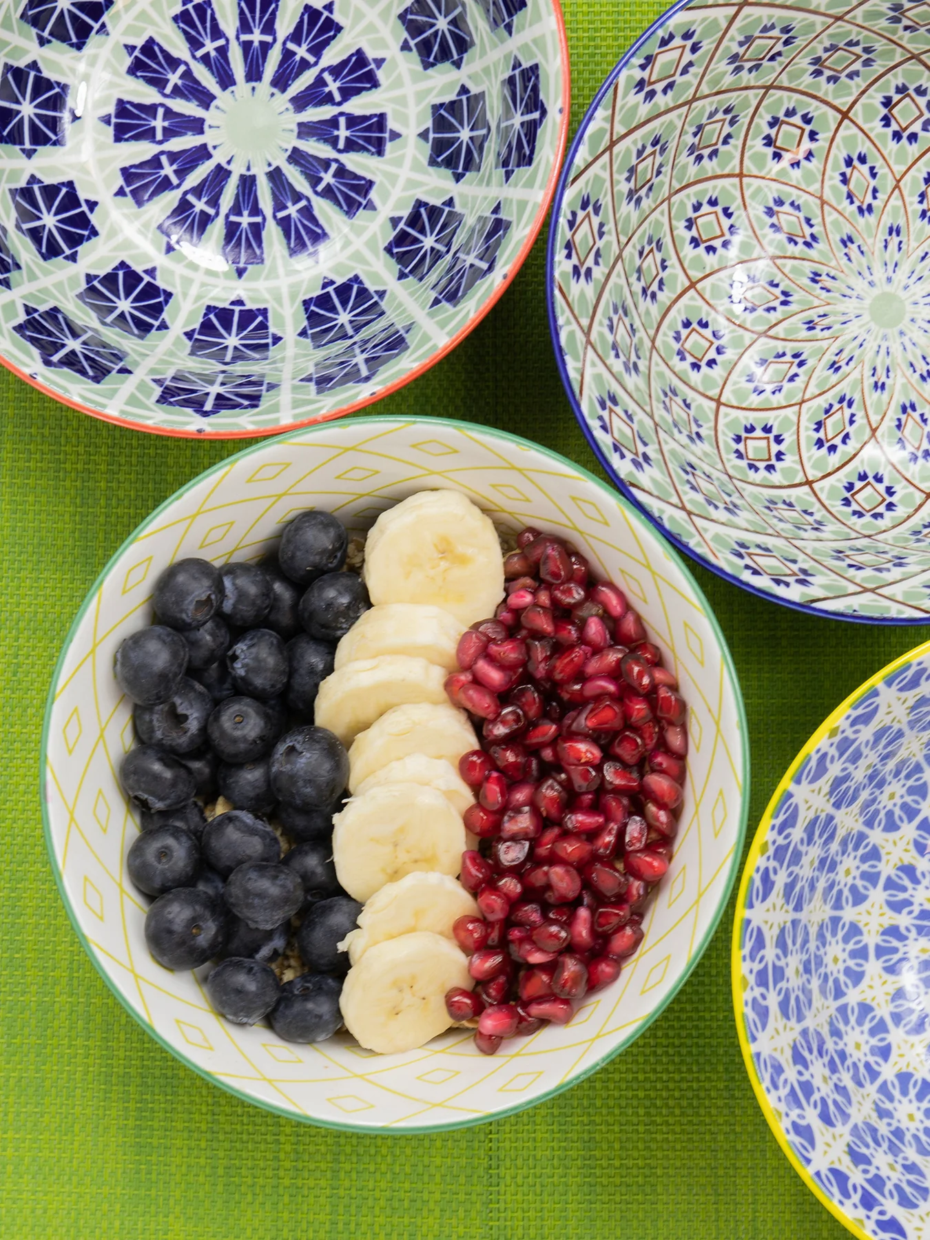 Glazed Stoneware Bowl Set of Four - Image 12