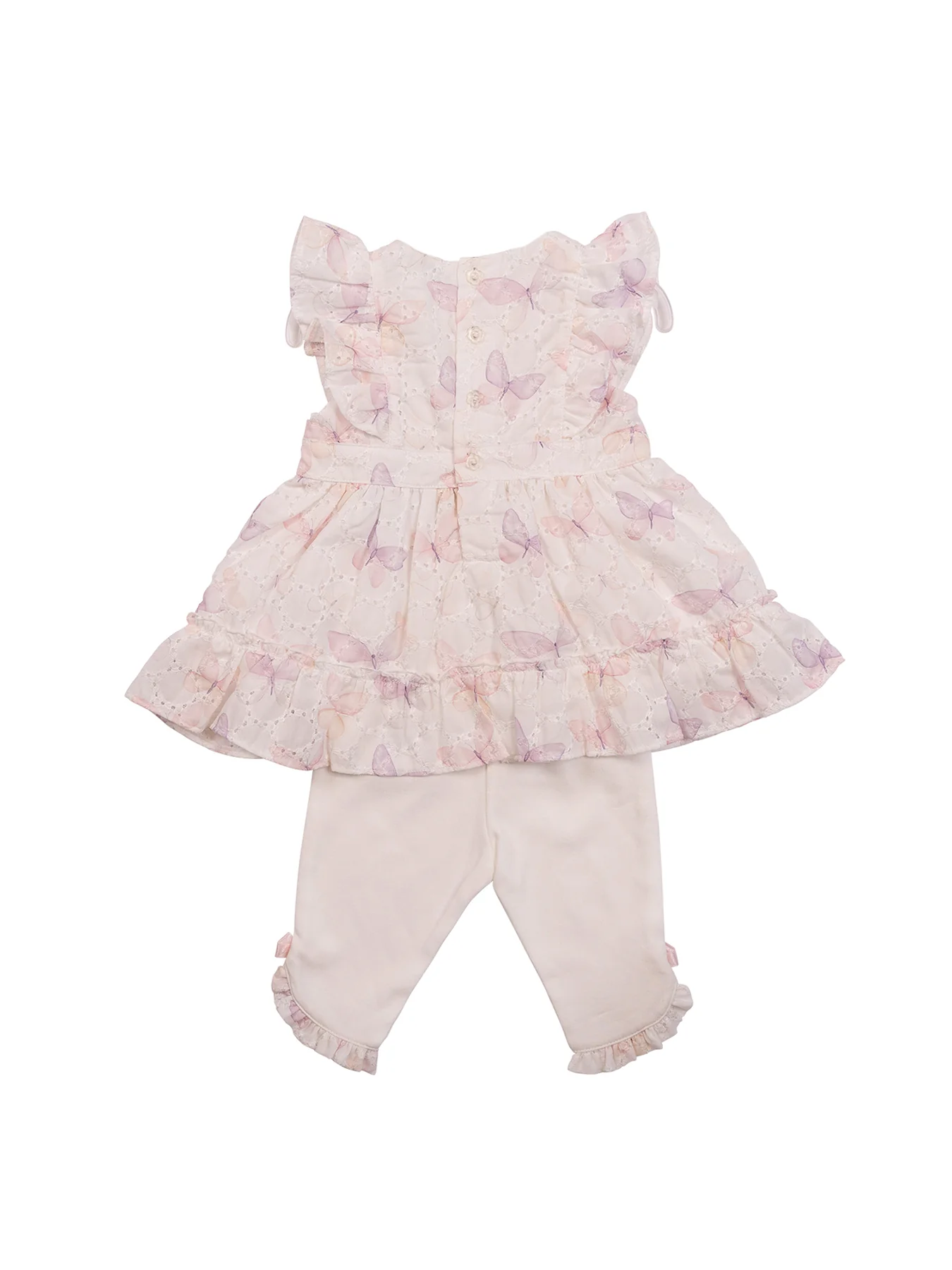 Baby Butterfly Dress and Legging White - Image 2