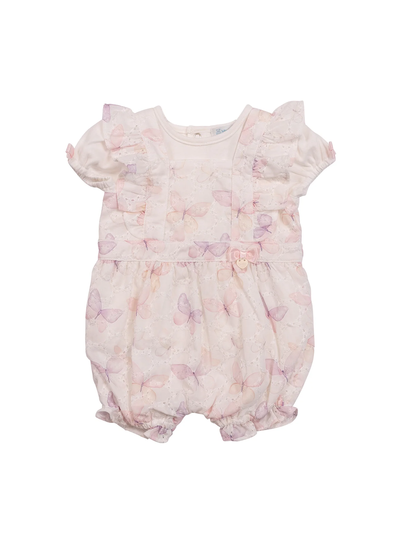Baby Butterfly Top and Sun Bloomer White