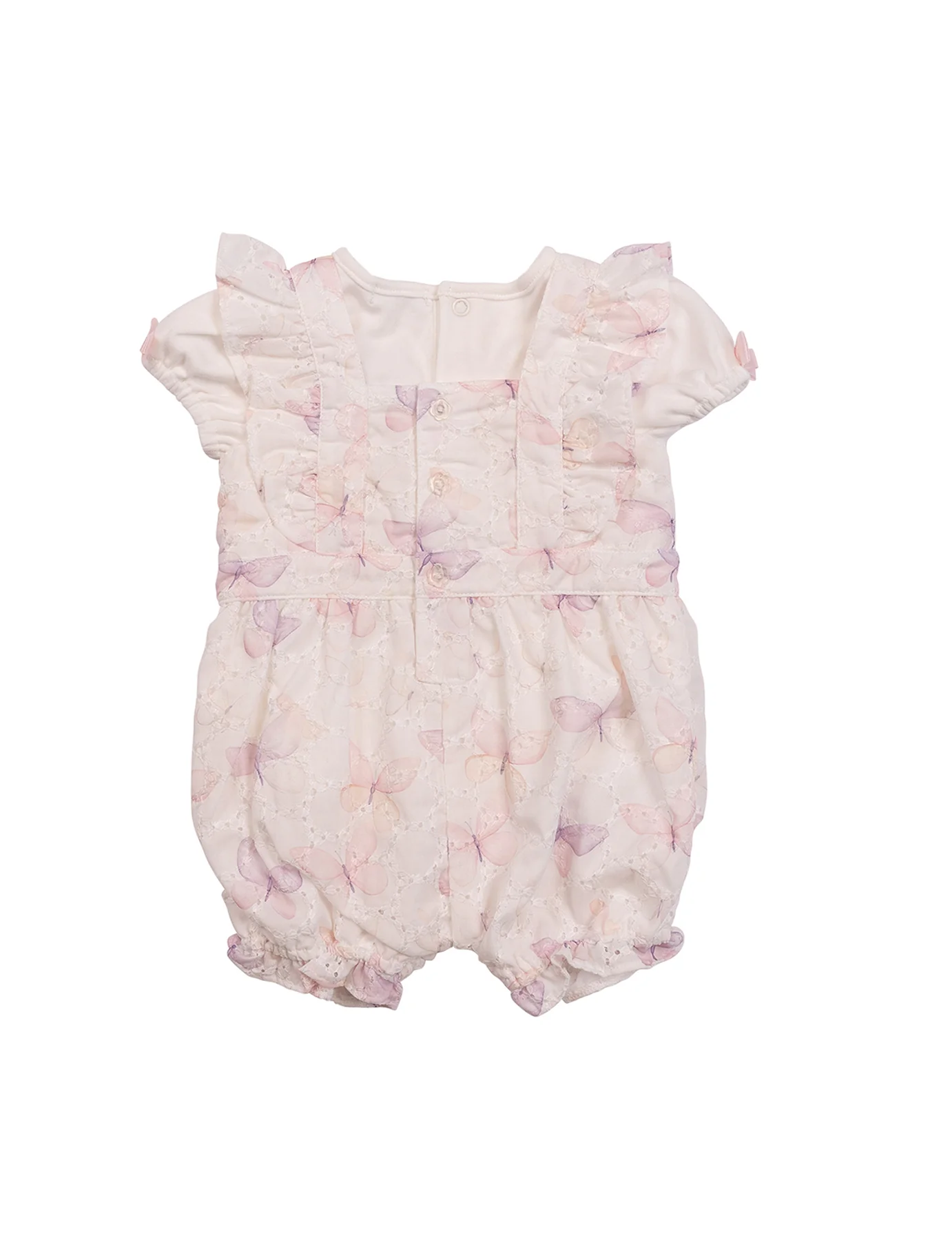 Baby Butterfly Top and Sun Bloomer White - Image 2