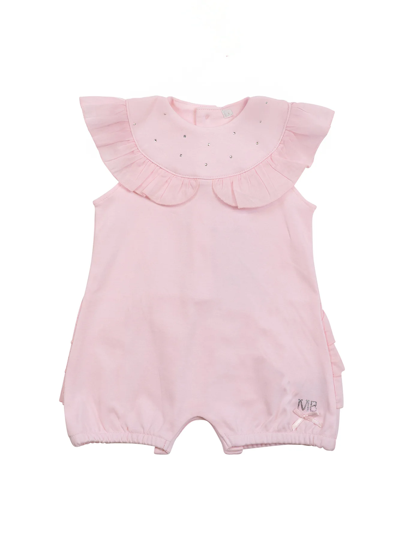 Baby Gem Stone Romper Pink