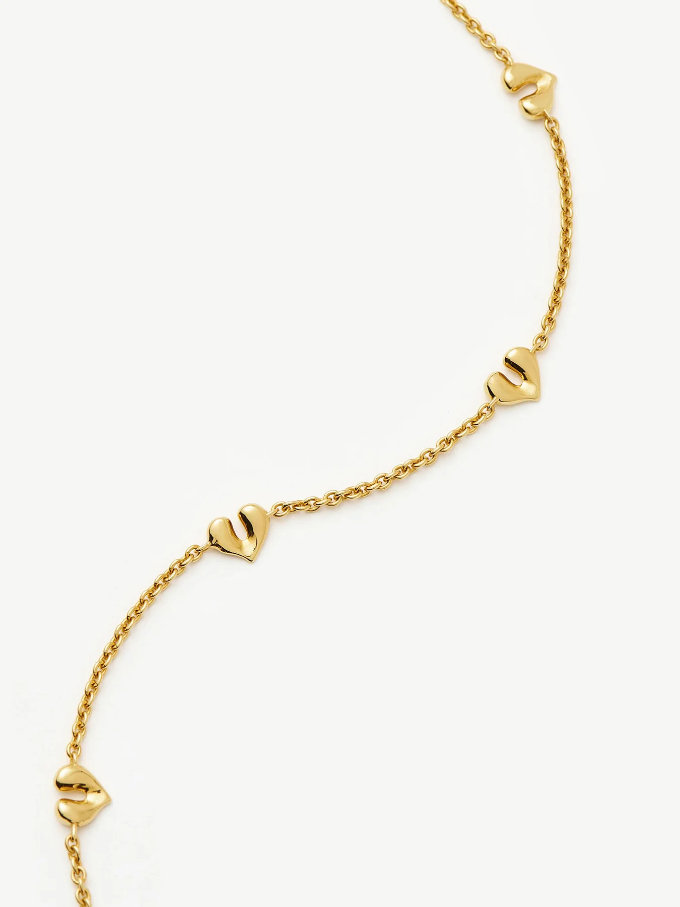 Molten Heart Mini Charm Choker Gold - Image 2