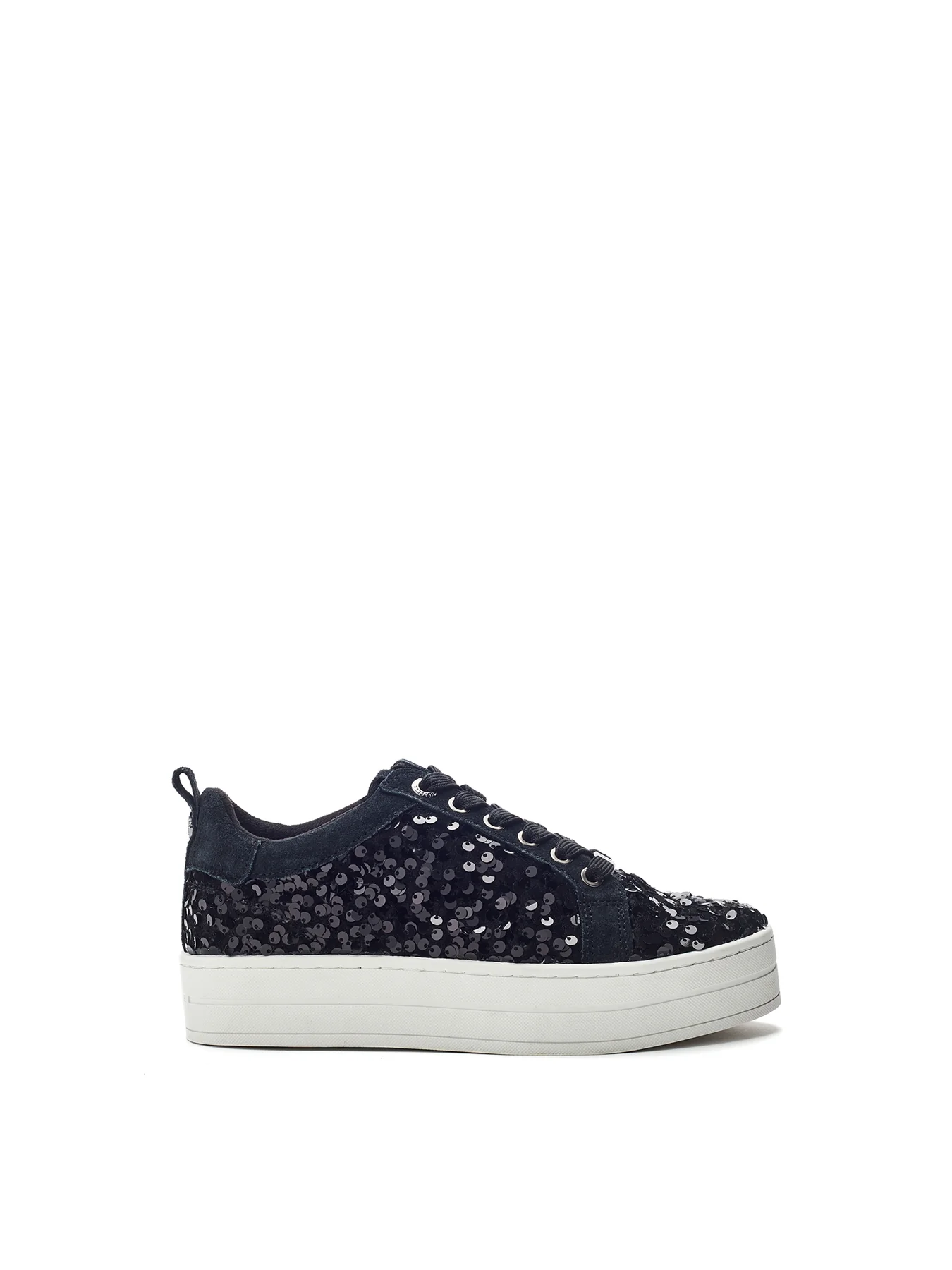 Buttercupp Lace Up Trainers Black