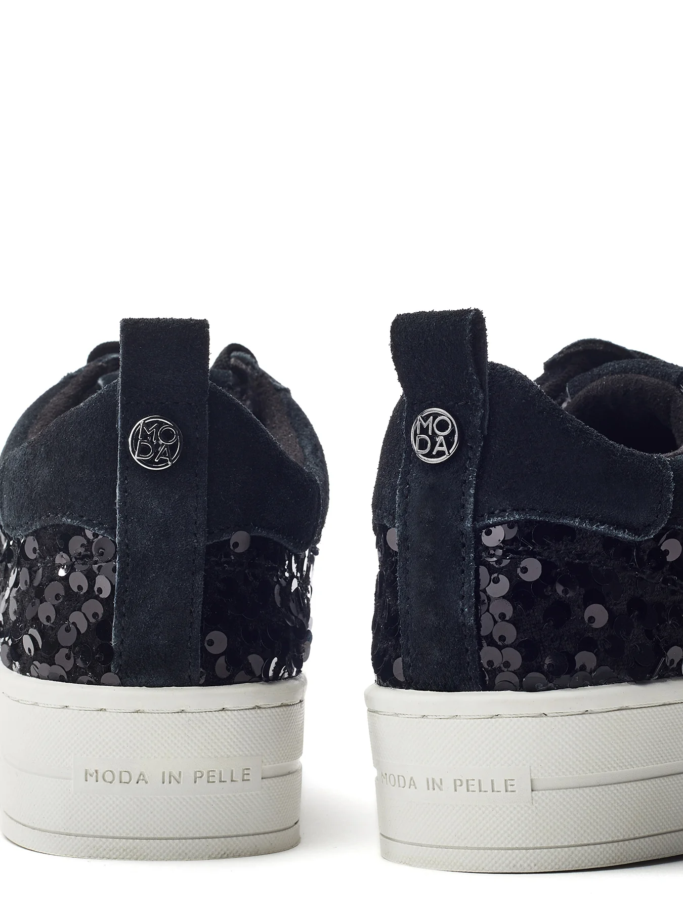 Buttercupp Lace Up Trainers Black - Image 4