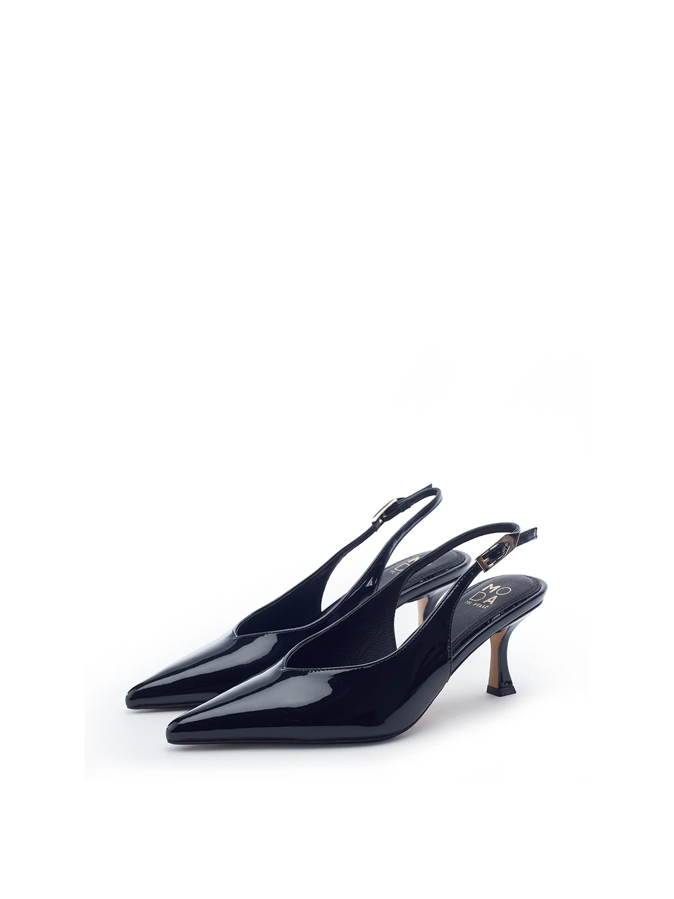 Gallia High Heel Court Shoes Black - Image 2