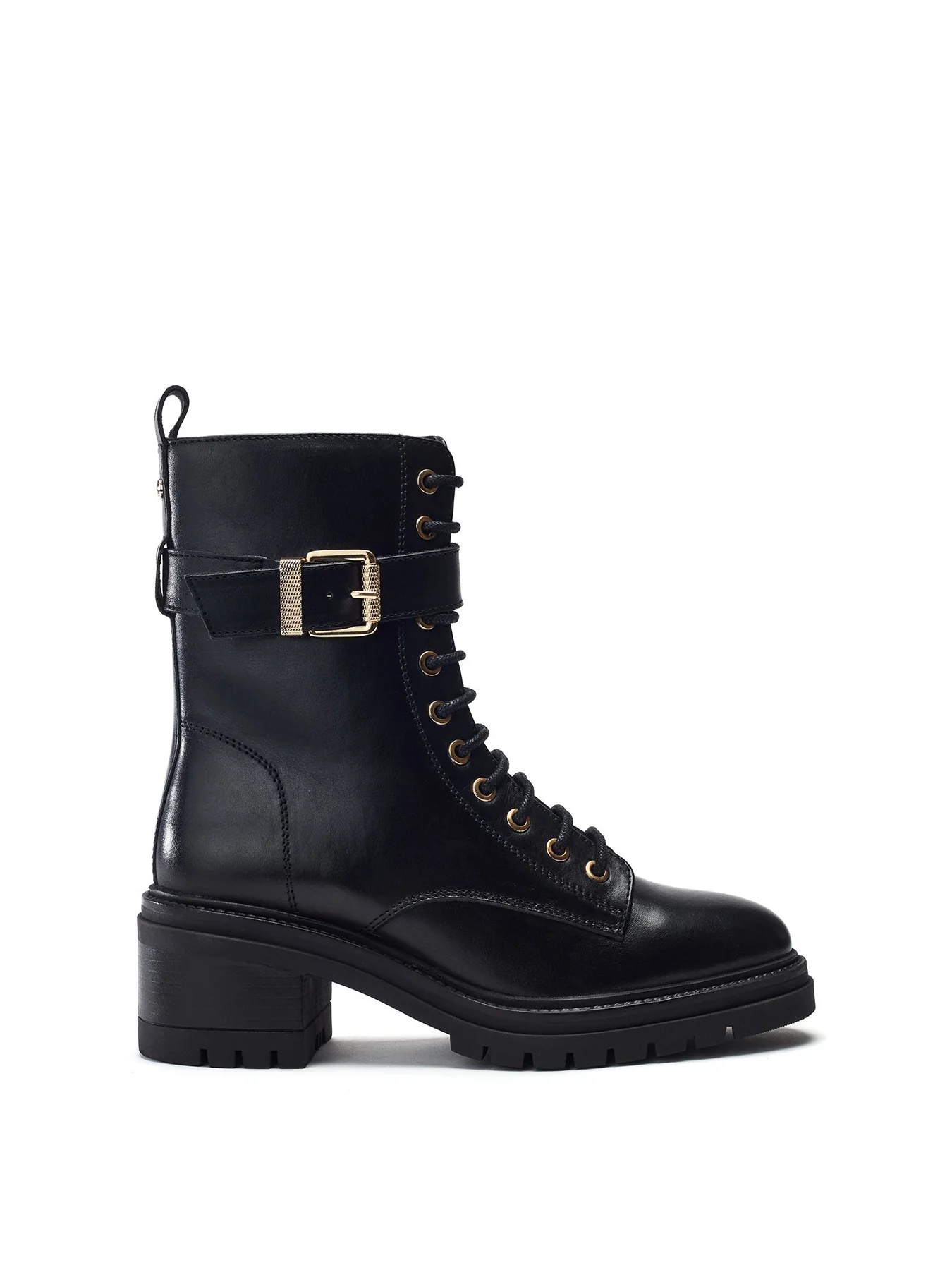 Omana Contemporary Ankle Boots Black