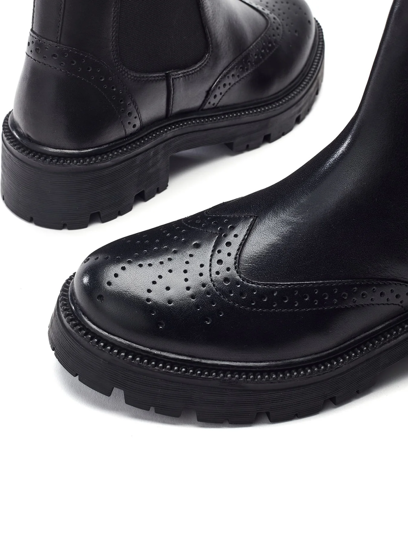 Ordenia Leather Boots Black - Image 3