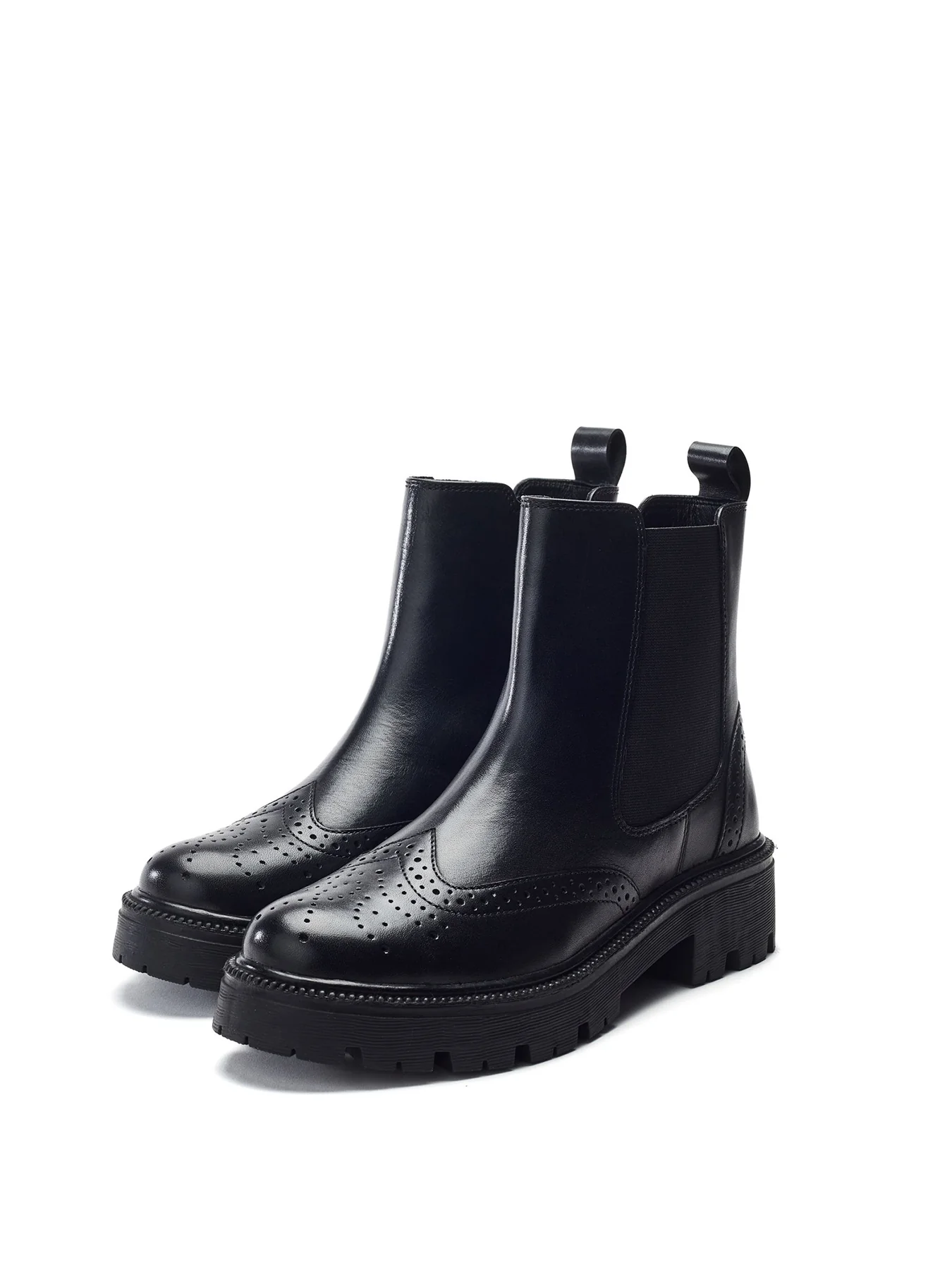 Ordenia Leather Boots Black - Image 4