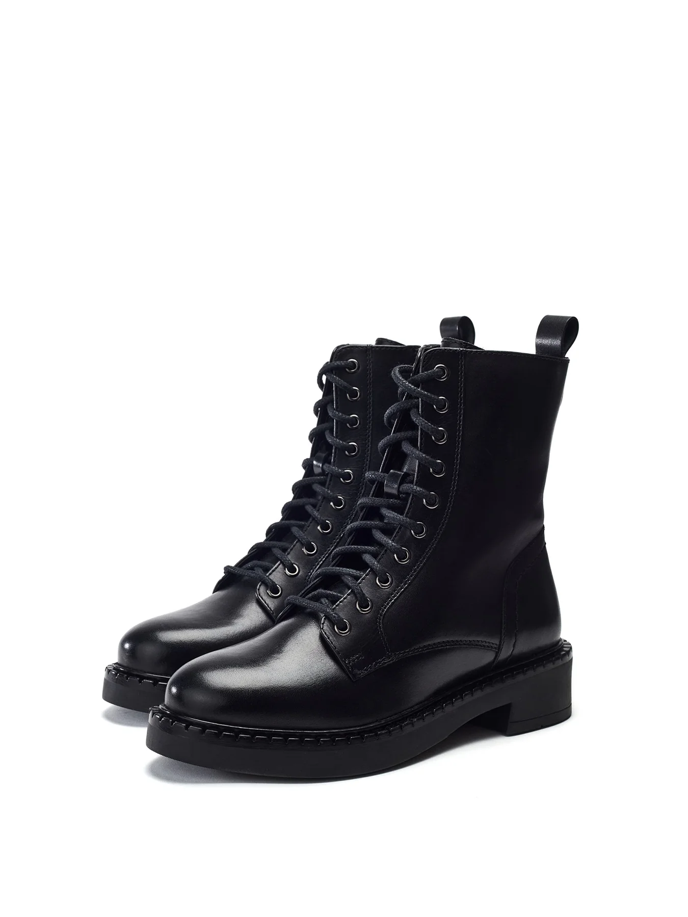 Orralie Mid-Heel Boots Black - Image 2