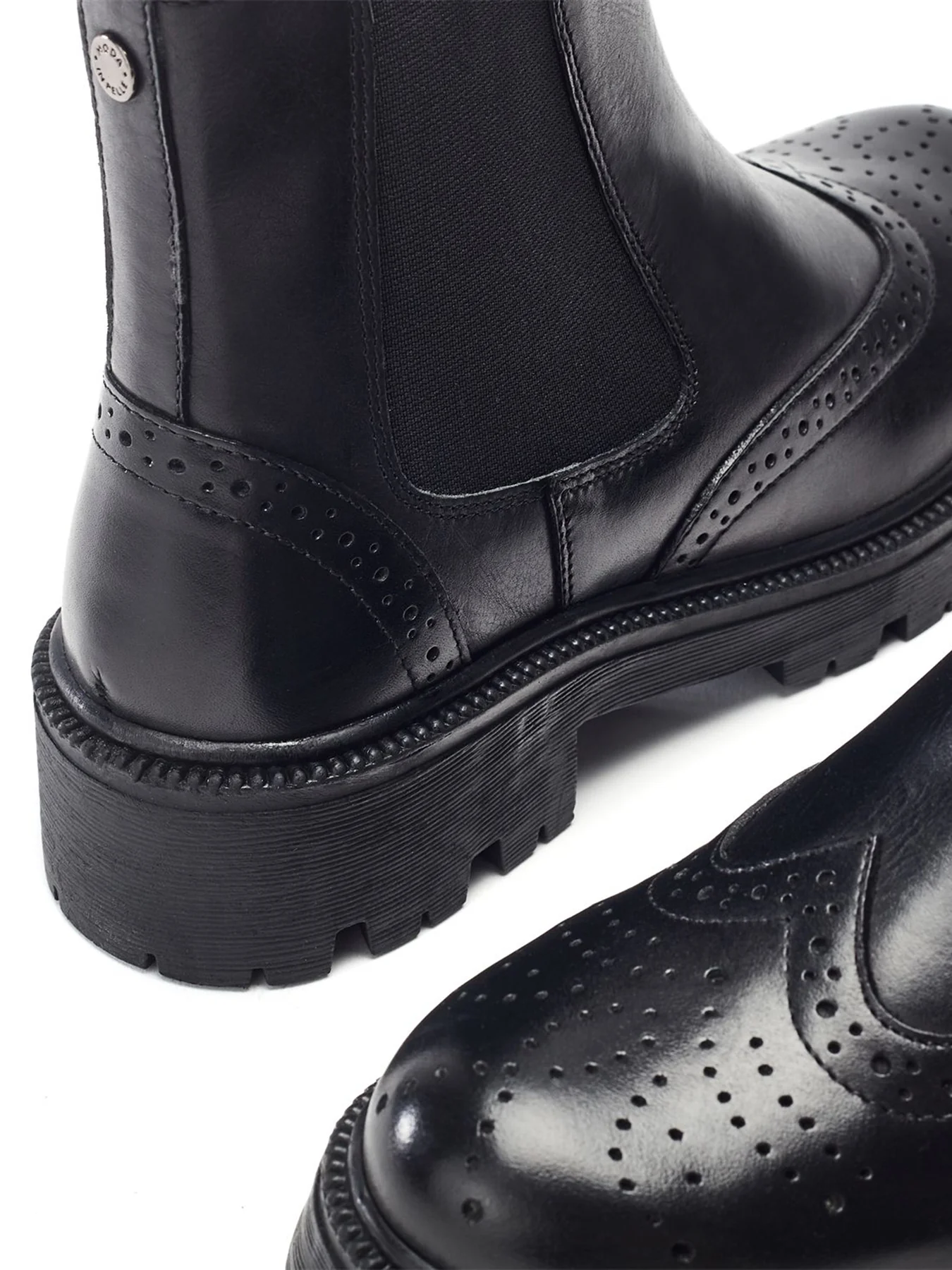 Orraya Leather Boots Black - Image 3