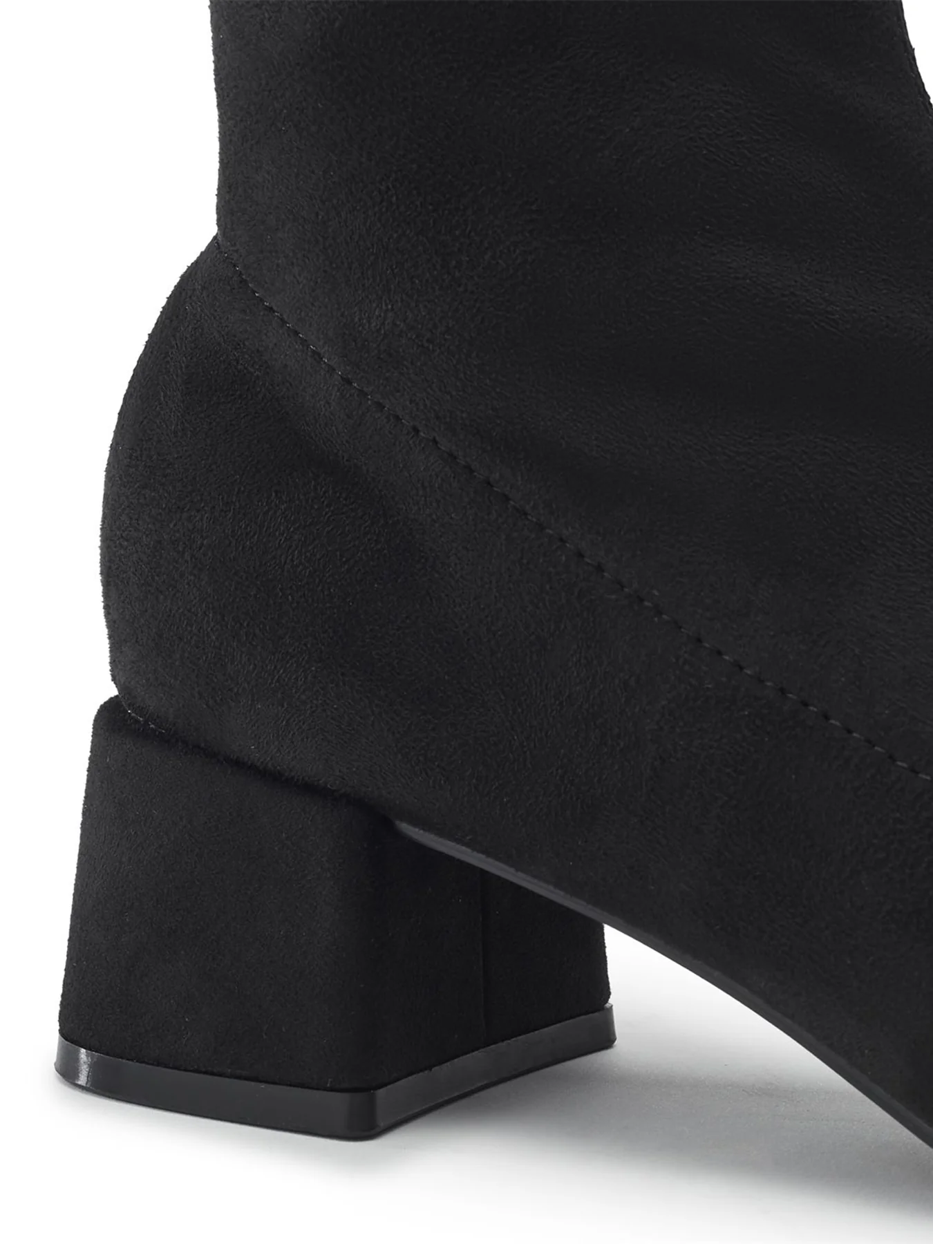 Osoku Stretch Knee-High Boots Black - Image 3