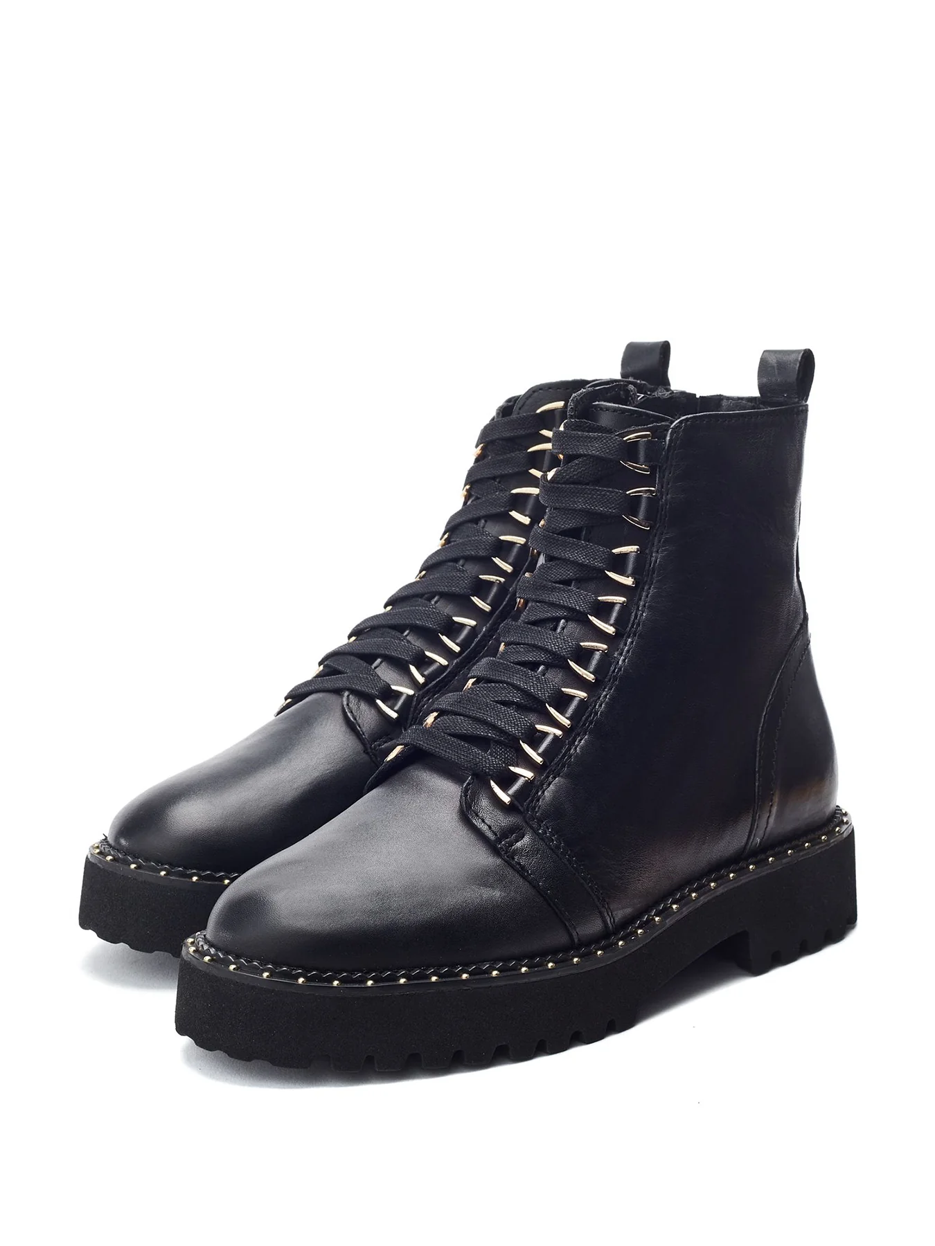 Otabi Block-Heel Ankle Boots Black - Image 2