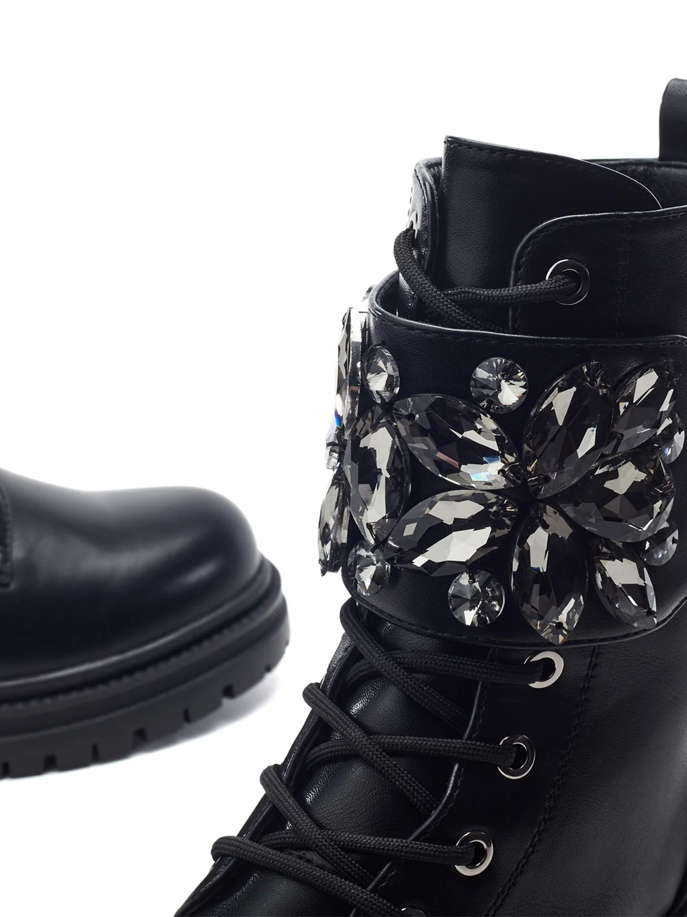 Oxaria Tall Structured Boots Black - Image 4