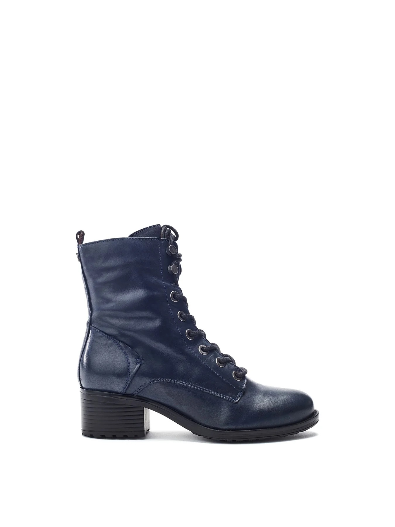 Bezzy W Faux-Fur Trim Boots BLUE