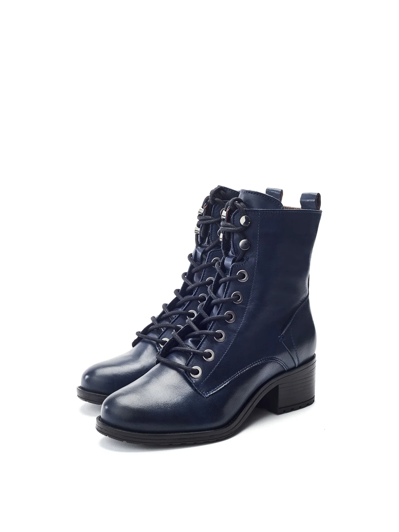 Bezzy W Faux-Fur Trim Boots BLUE - Image 2