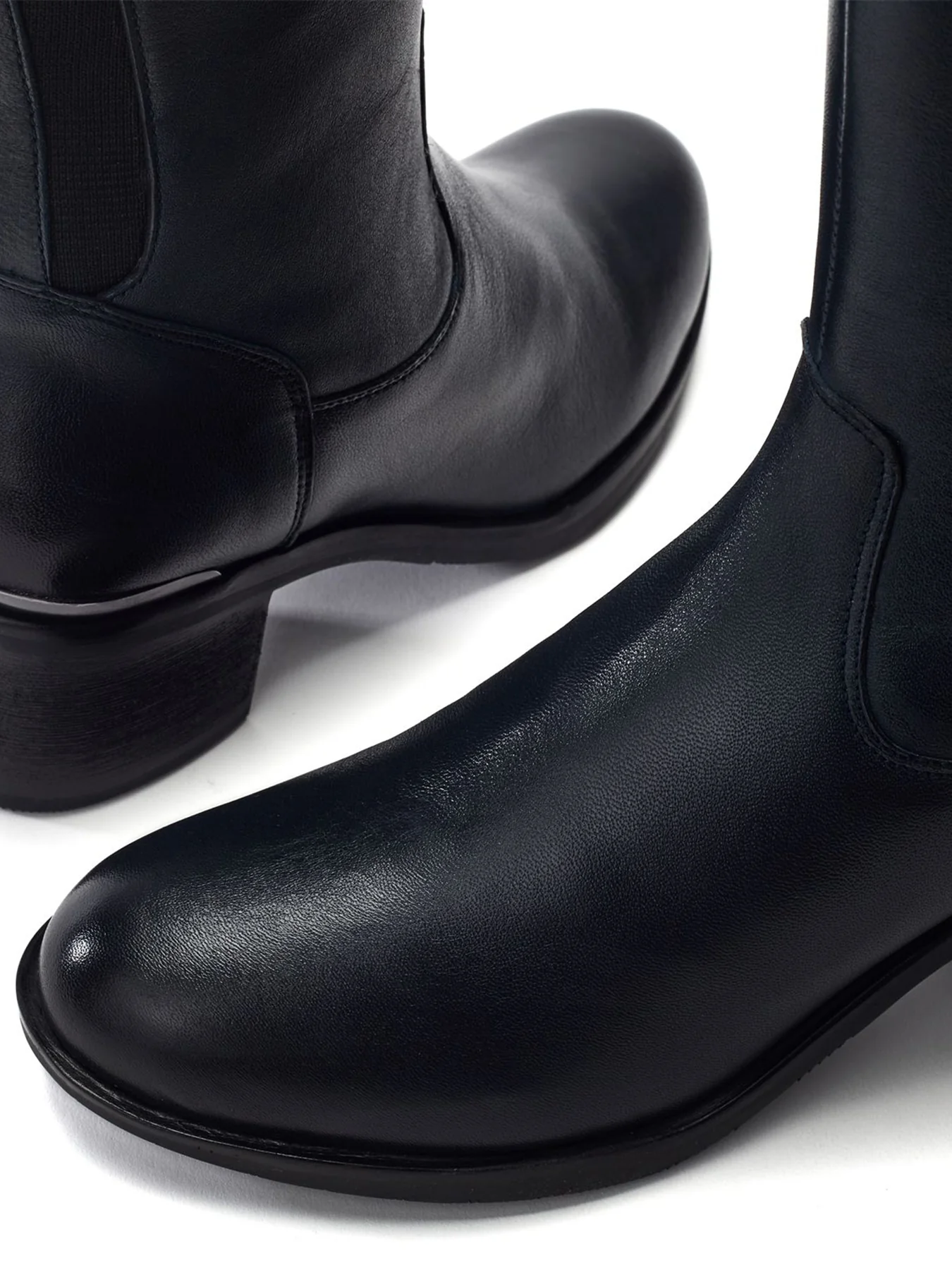 Sansho Mid-Calf Boots Navy - Image 3