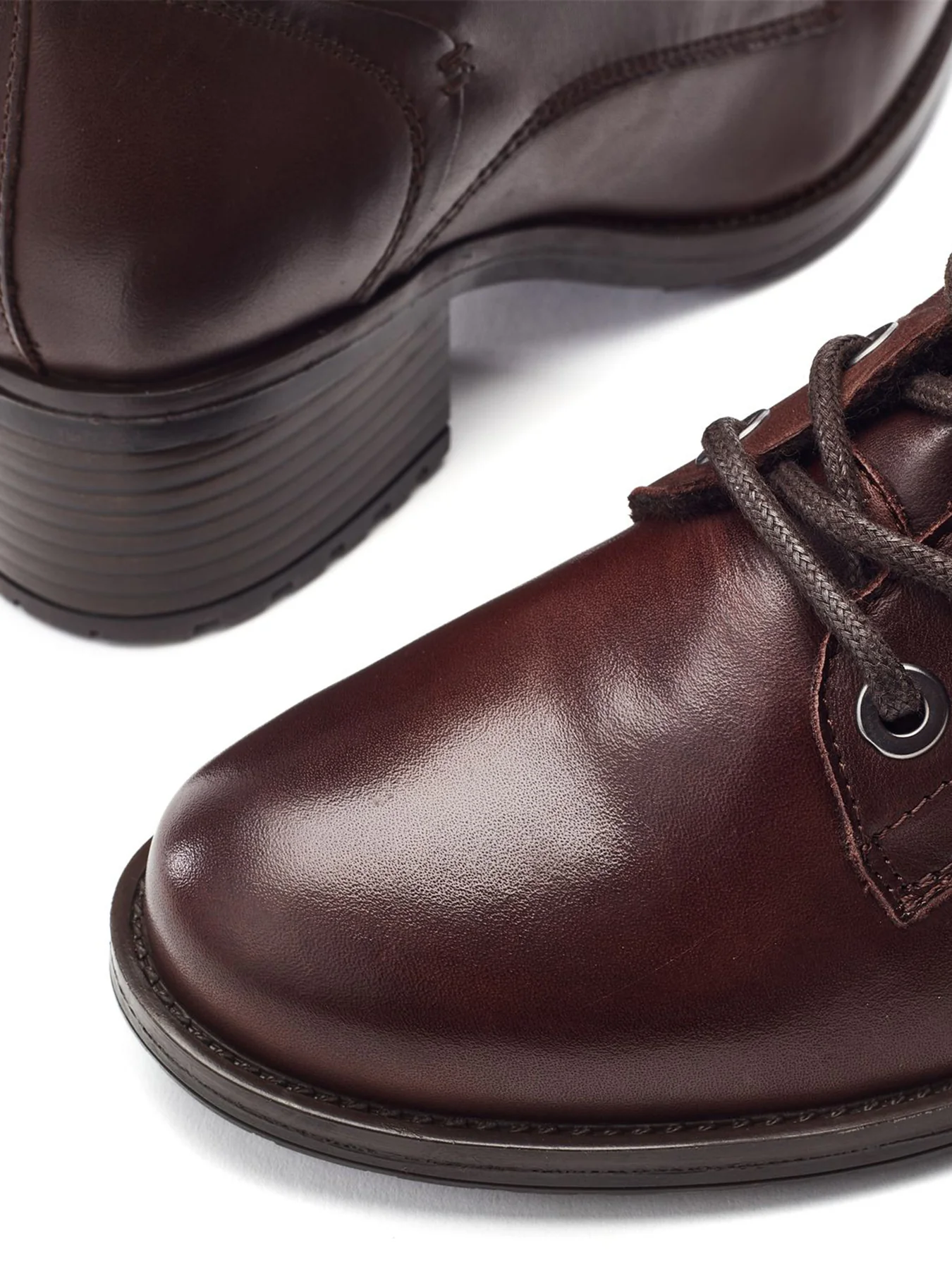 Bezzy Leather Ankle Boots Brown - Image 4