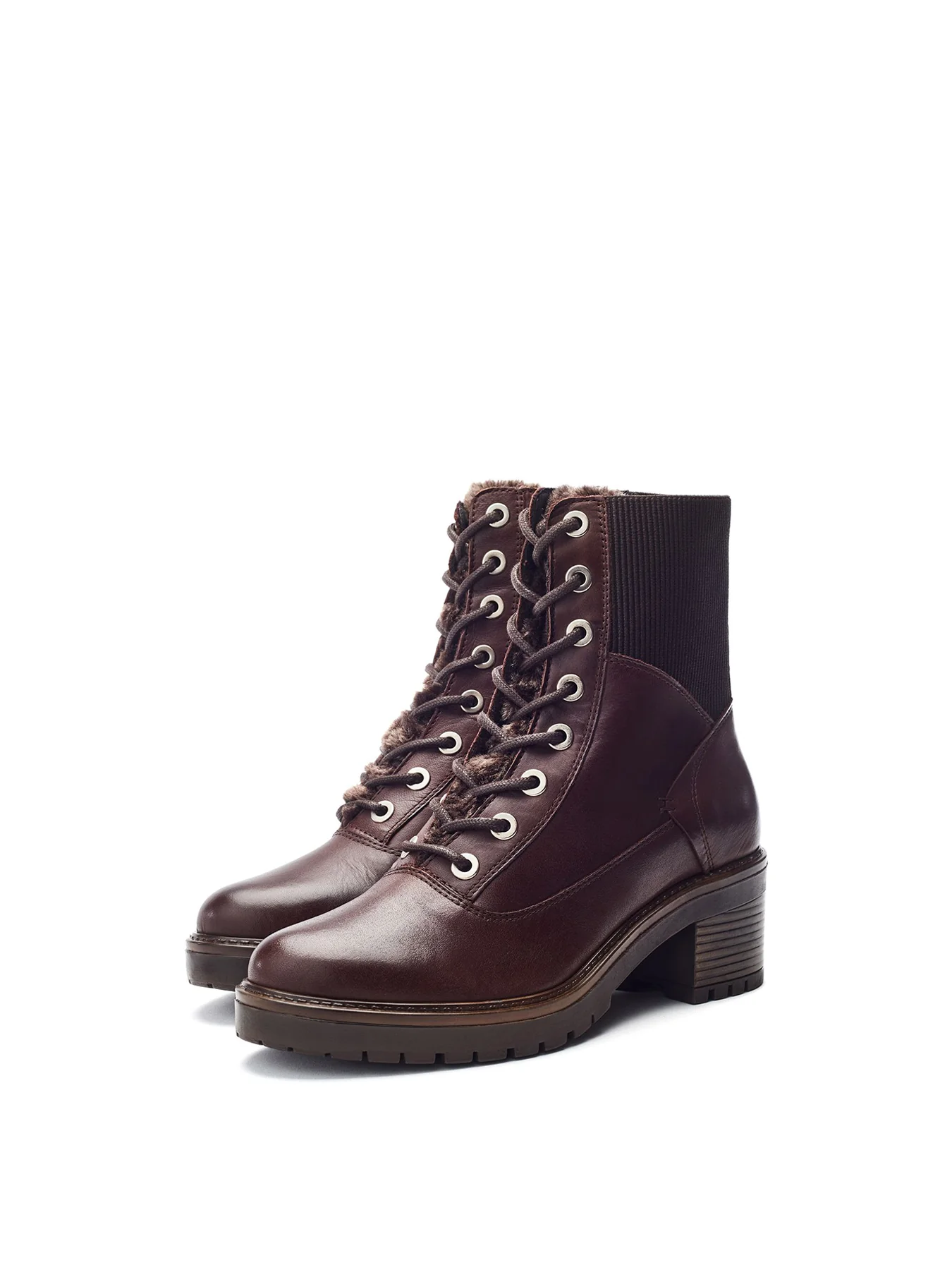 Omura Soft-Structured Boots Brown - Image 2