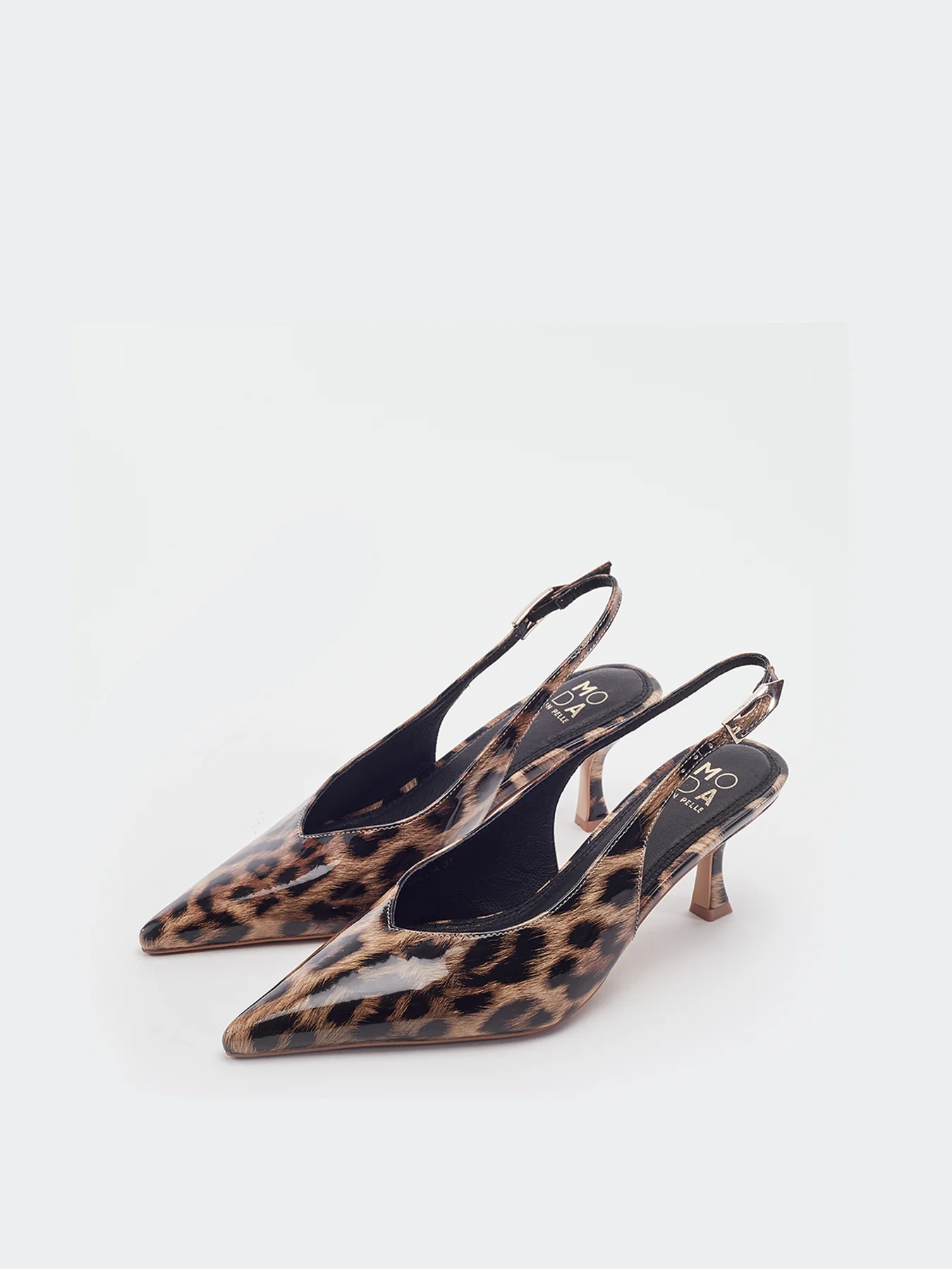 Gallia High Heel Court Shoes Brown - Image 2