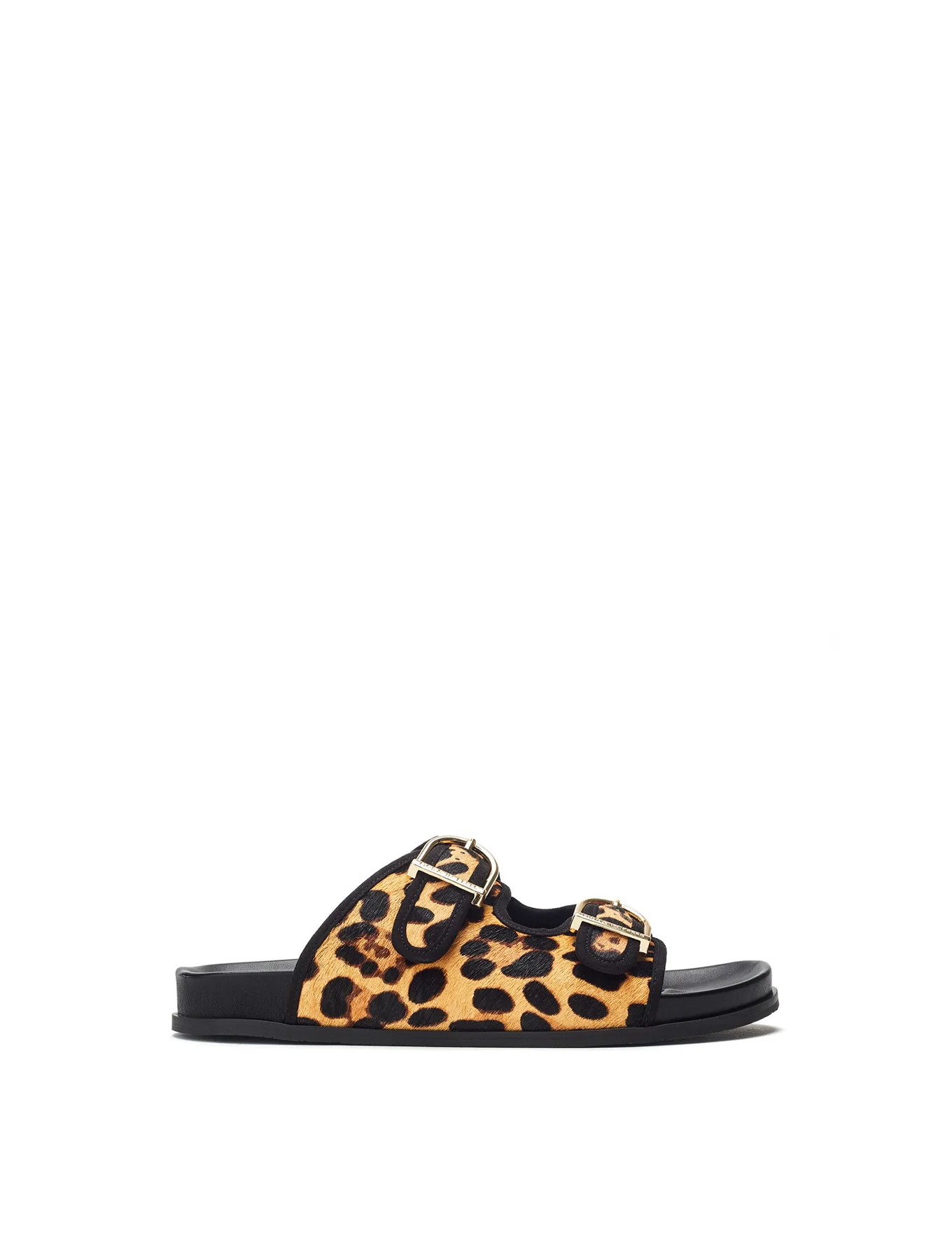 Janettie Leather Sliders