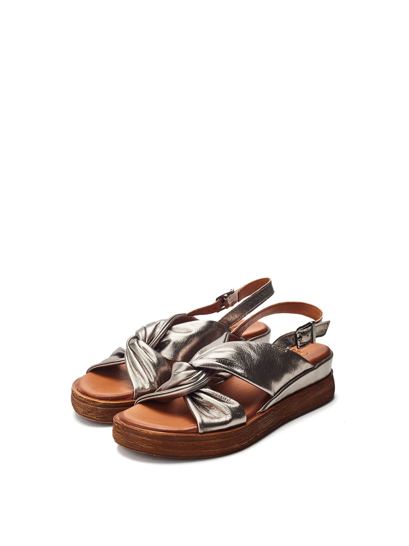 Kalmia Leather Wedges Multi - Image 2