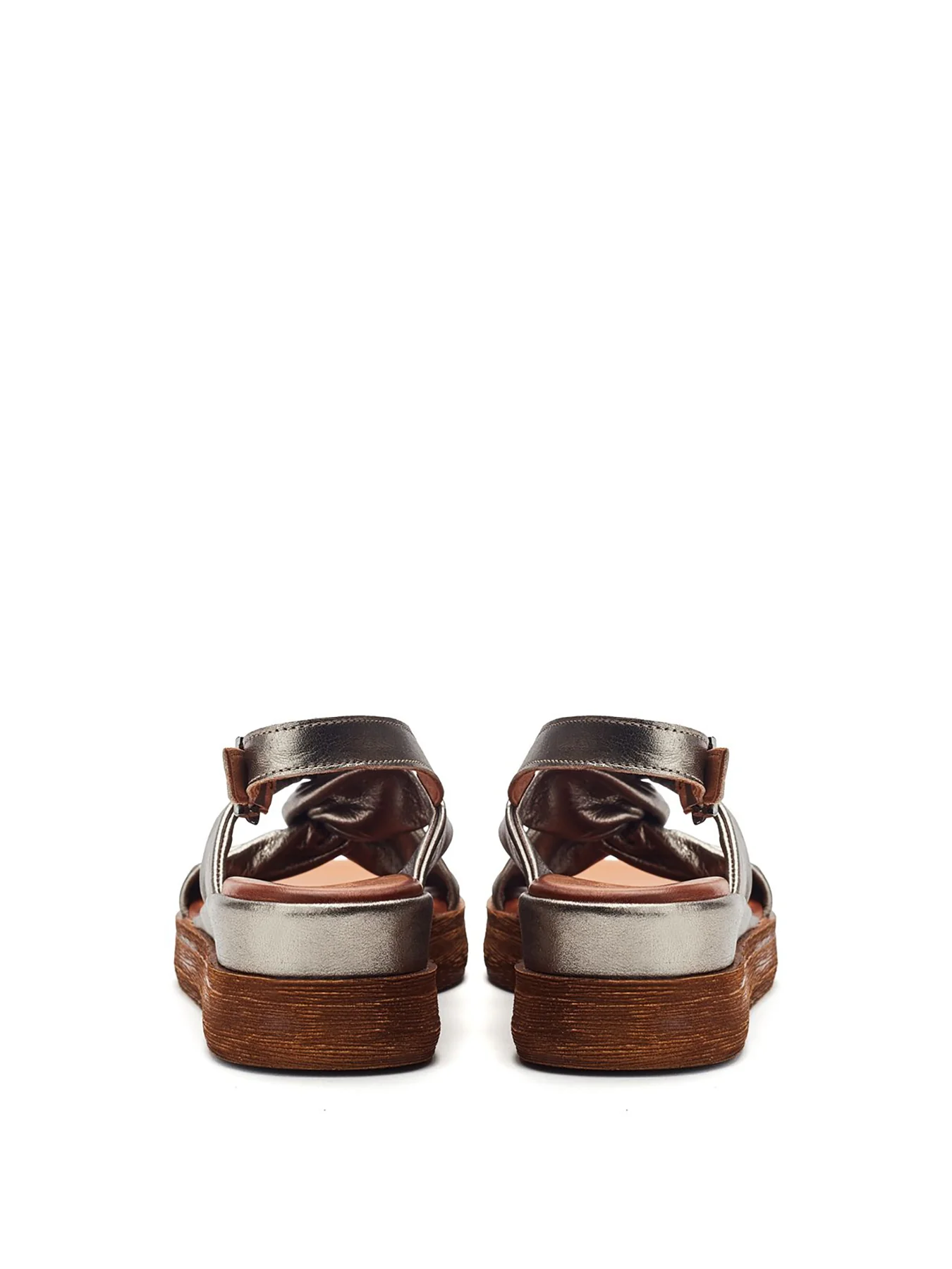 Kalmia Leather Wedges Multi - Image 3