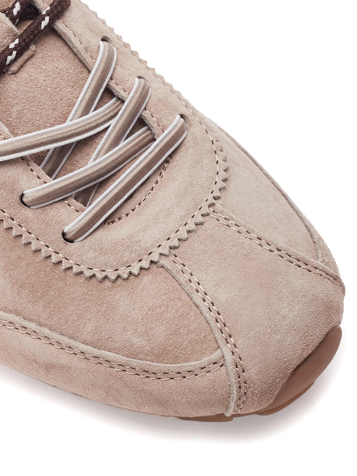Ares Lace-Up Trainers Taupe - Image 3