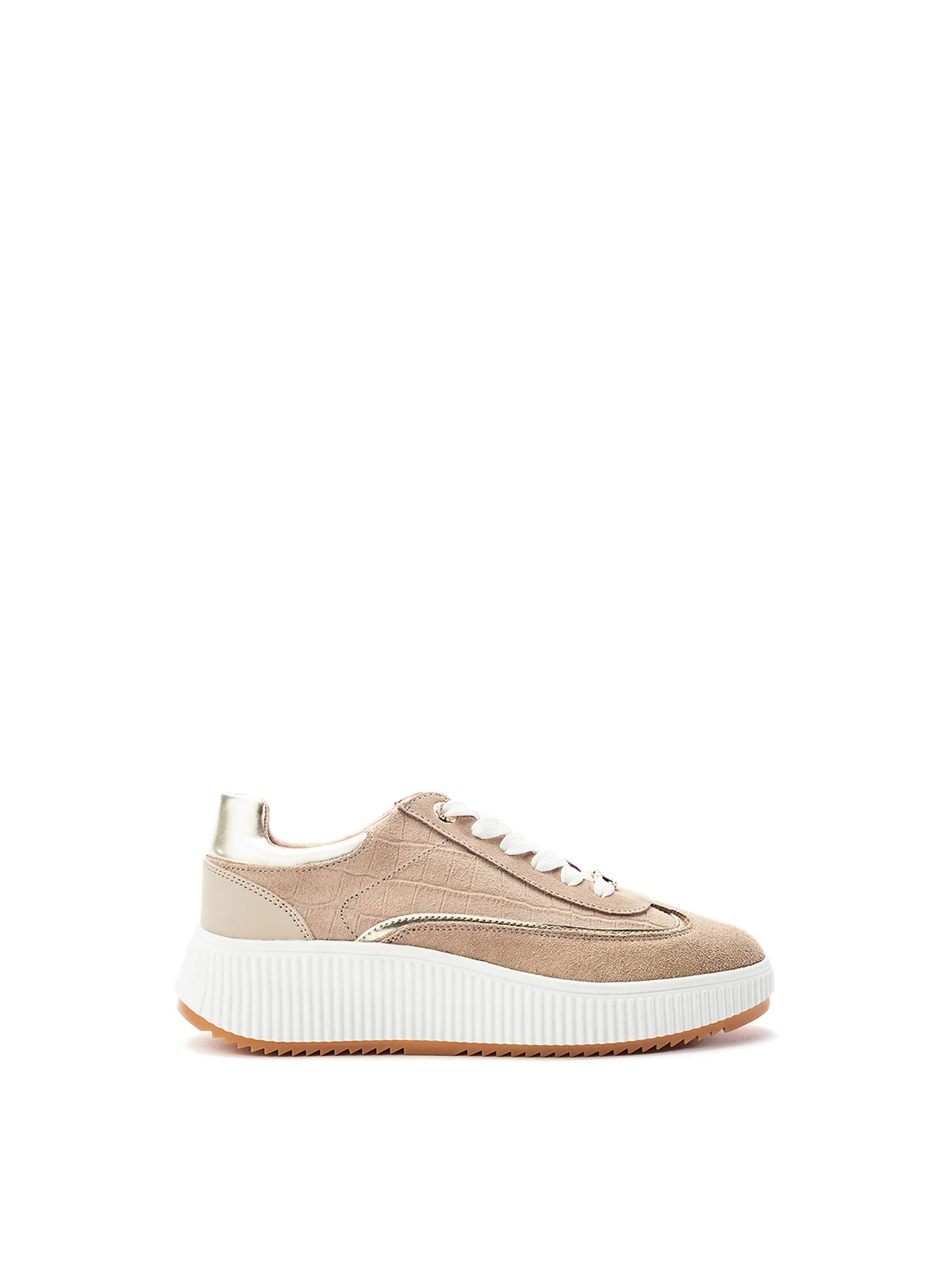 Baretti Chunky Trainers Taupe