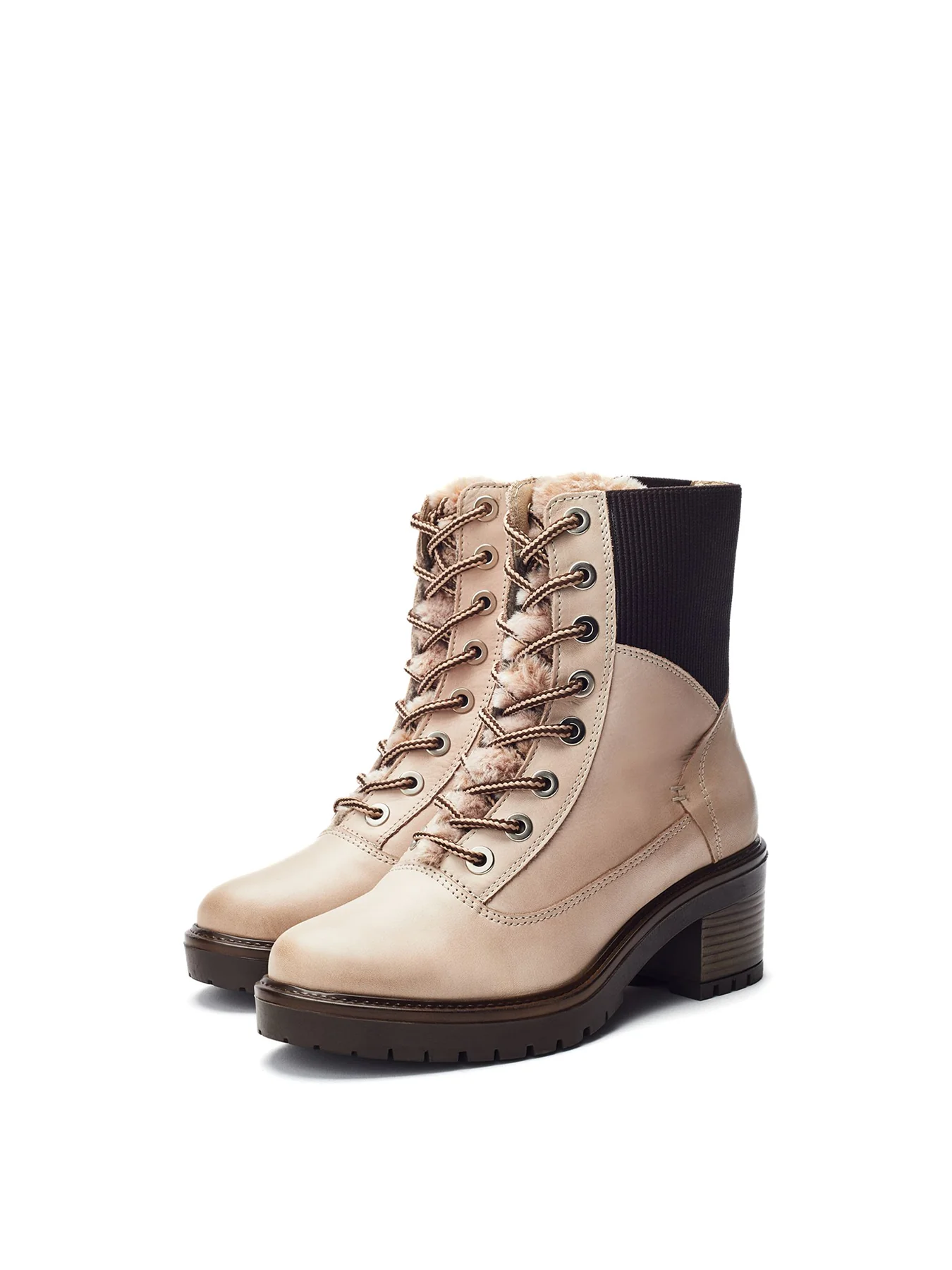 Omura Soft-Structured Boots Neutral - Image 2