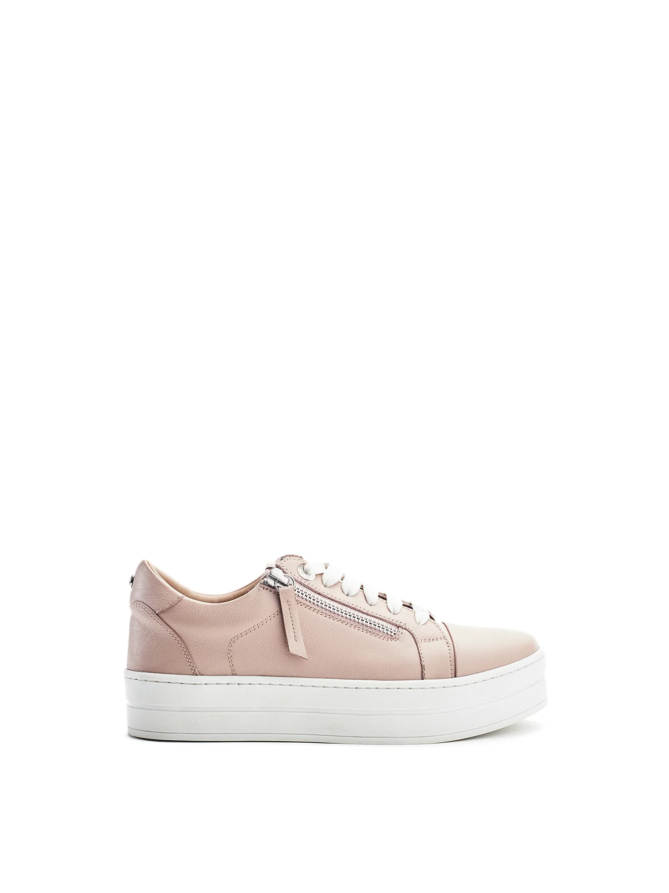 Abbee Leather Trainers Tan
