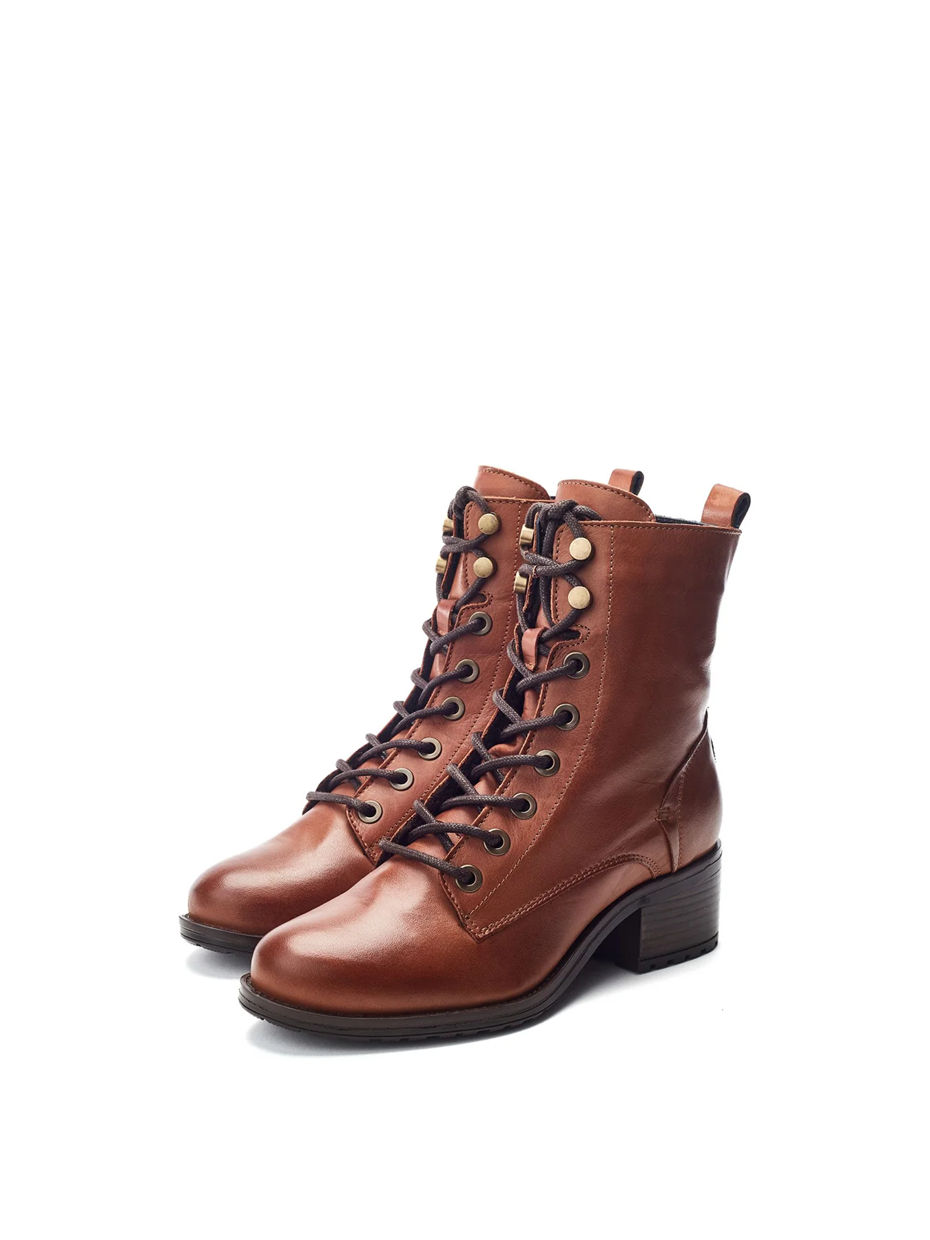 Bezzy Leather Ankle Boots Tan - Image 2