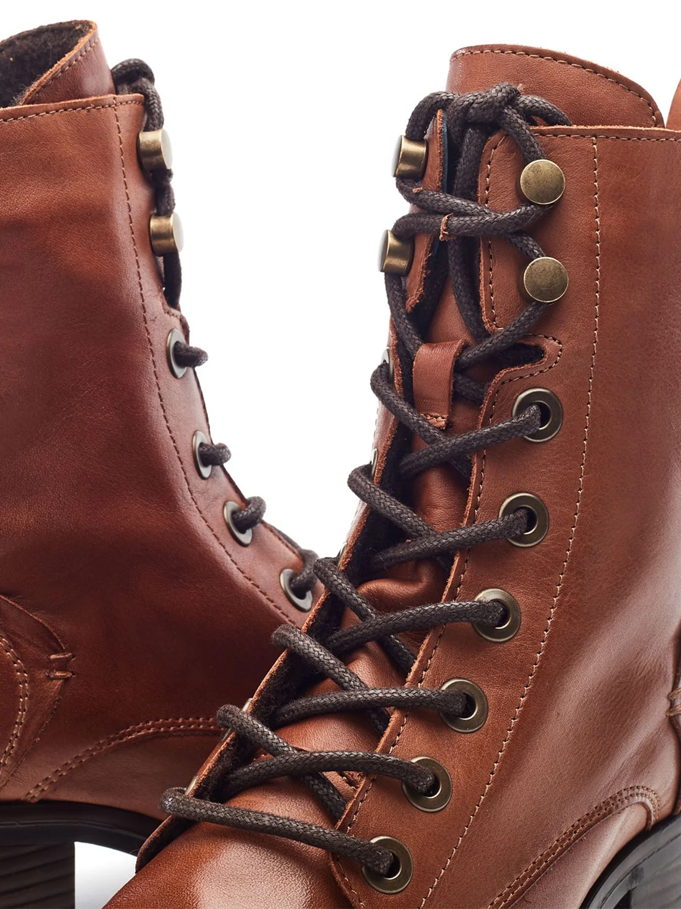 Bezzy Leather Ankle Boots Tan - Image 3
