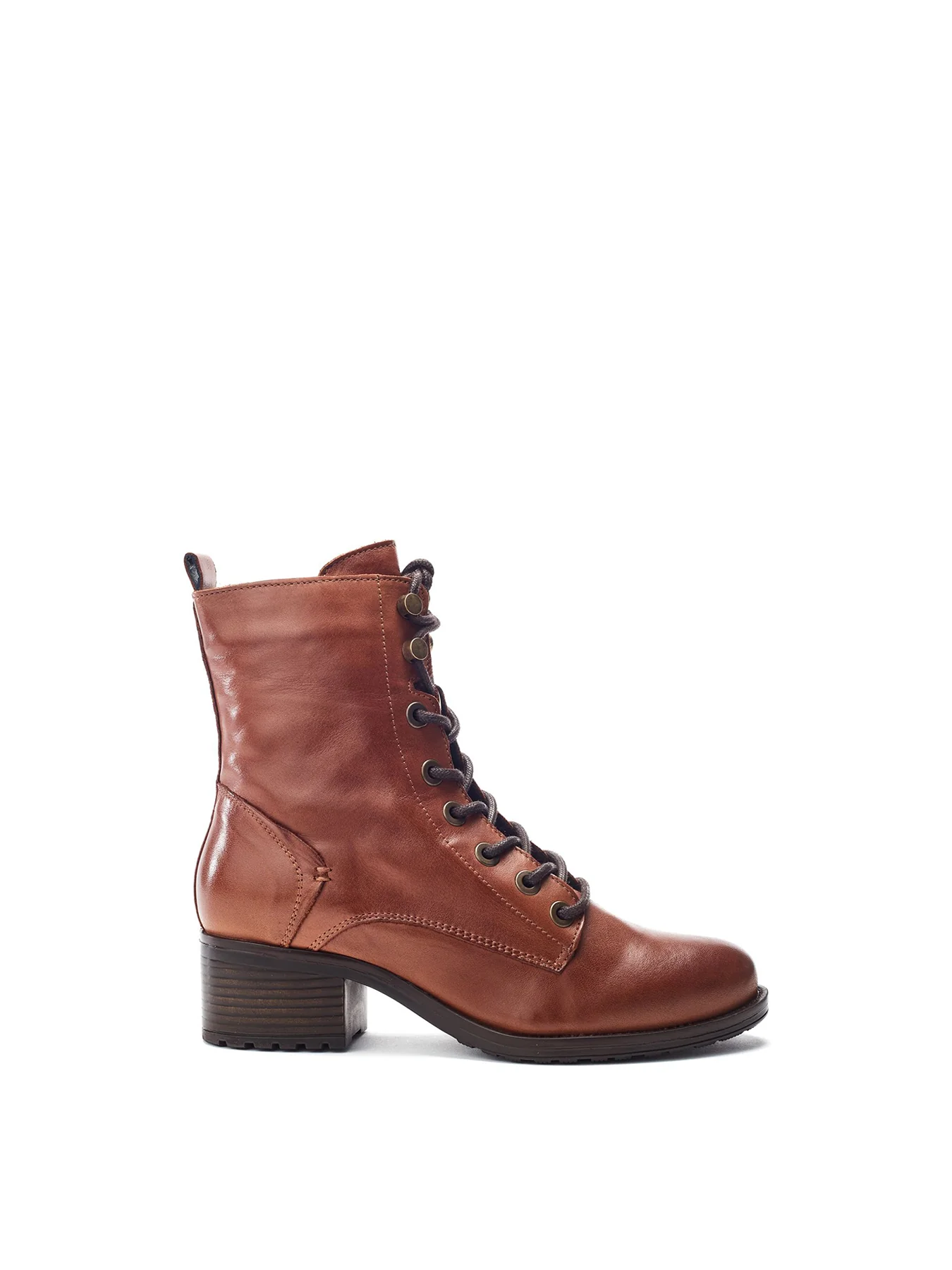 Bezzy W Faux-Fur Trim Boots Tan