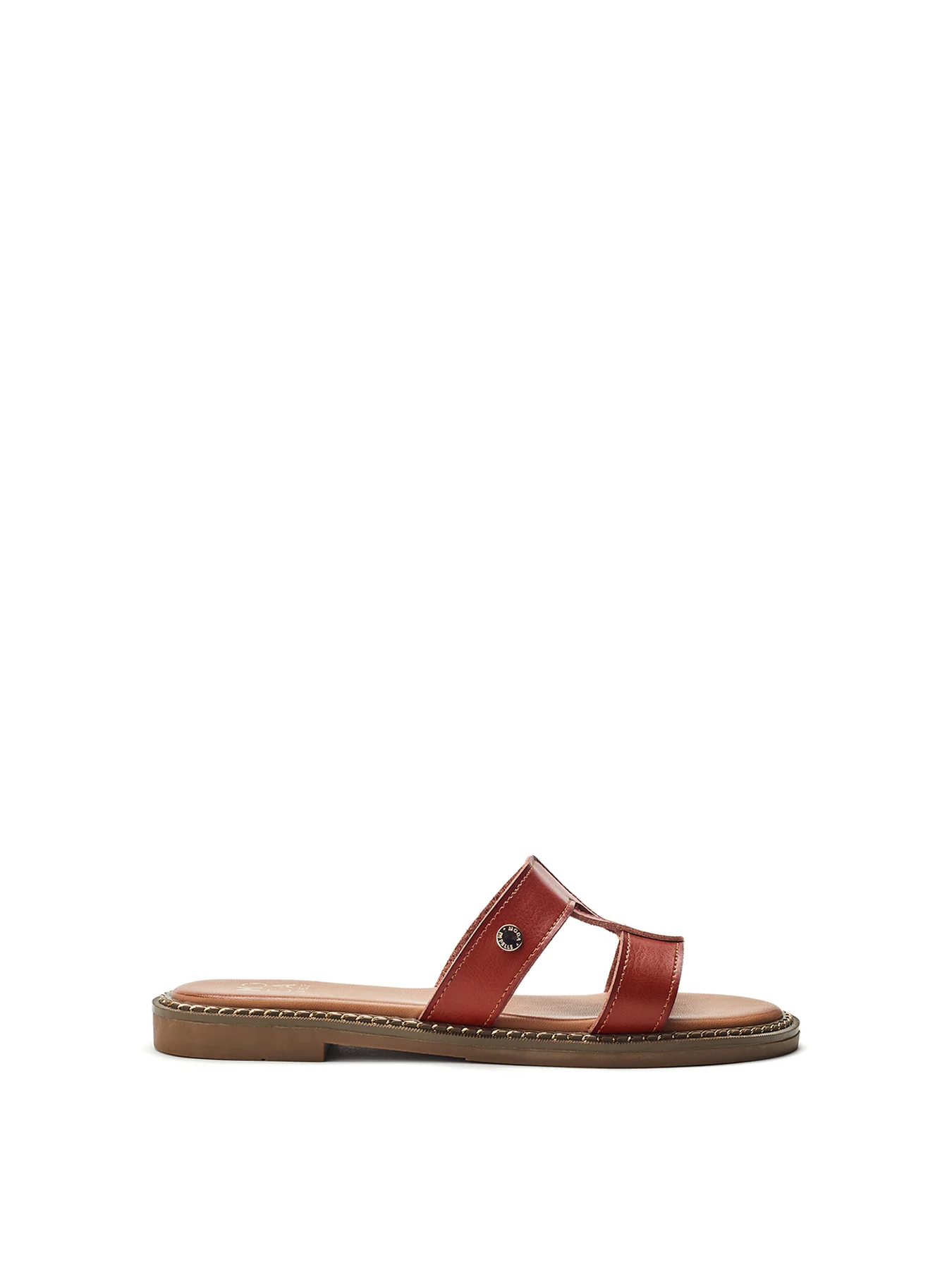 Lupin Flat Sandals Tan