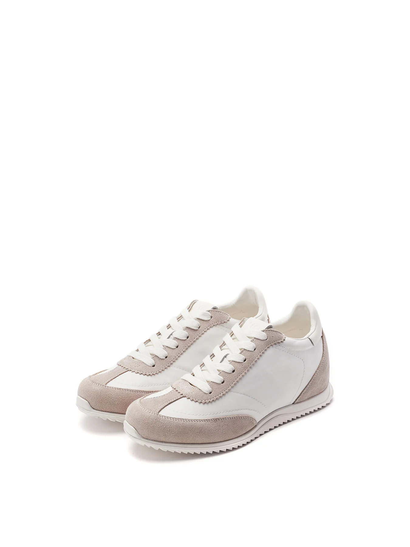 Akalia Lace-Up Trainers White - Image 2