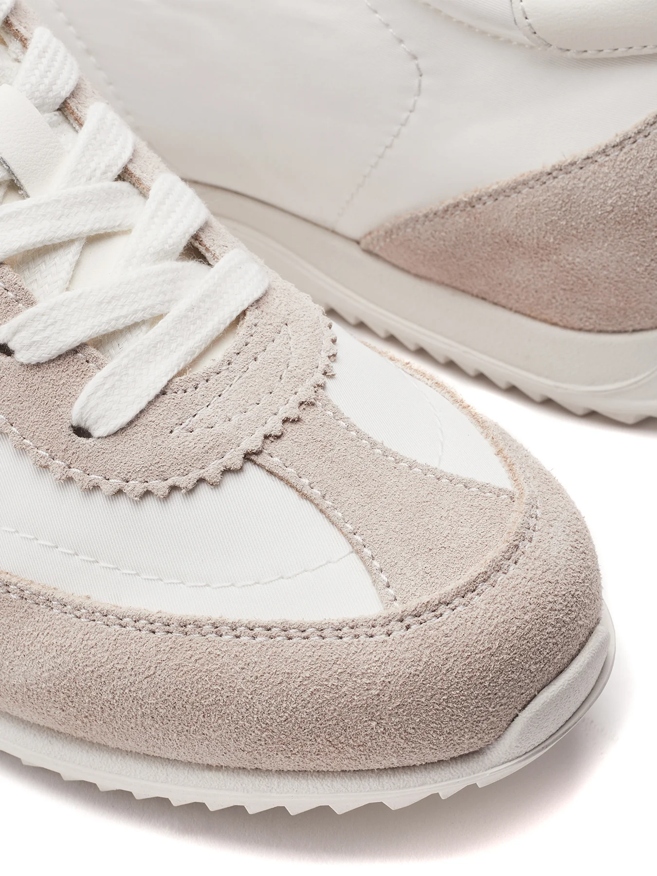 Akalia Lace-Up Trainers White - Image 3