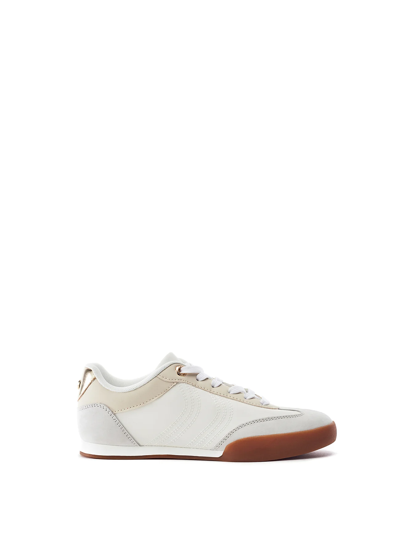 Aromaa Lace-Up Trainers White