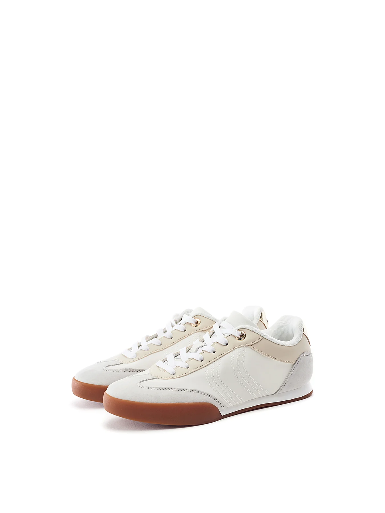 Aromaa Lace-Up Trainers White - Image 2