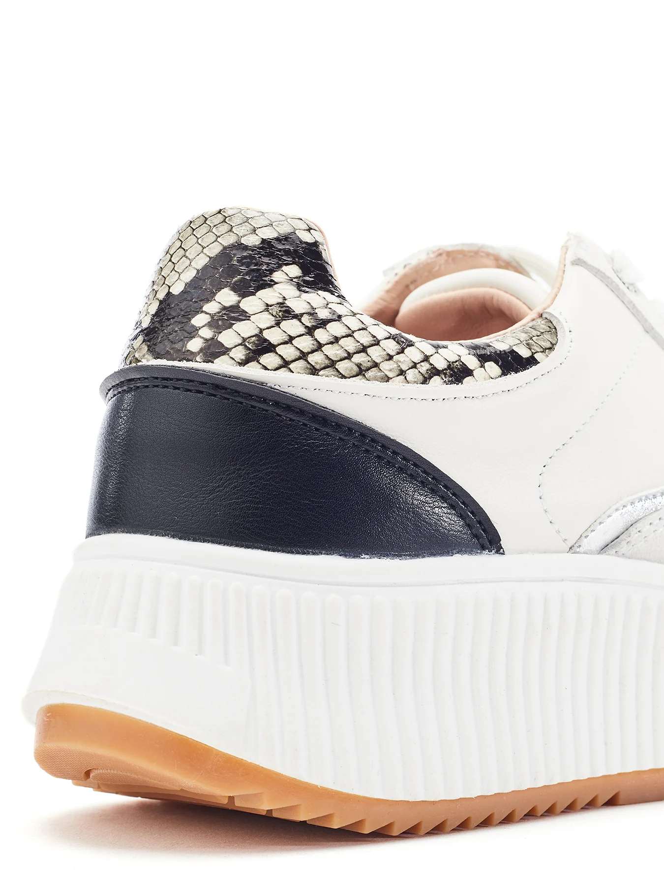 Baretti Chunky Trainers White - Image 4